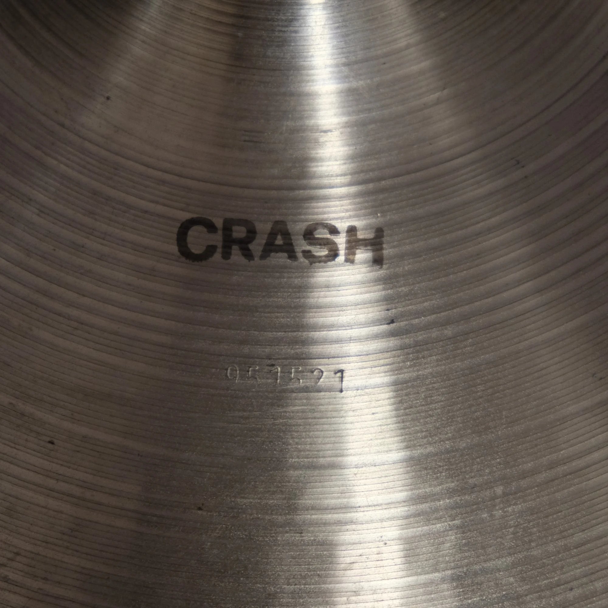 22" Paiste 2002 Crash black logo 2399 grams from 1979
