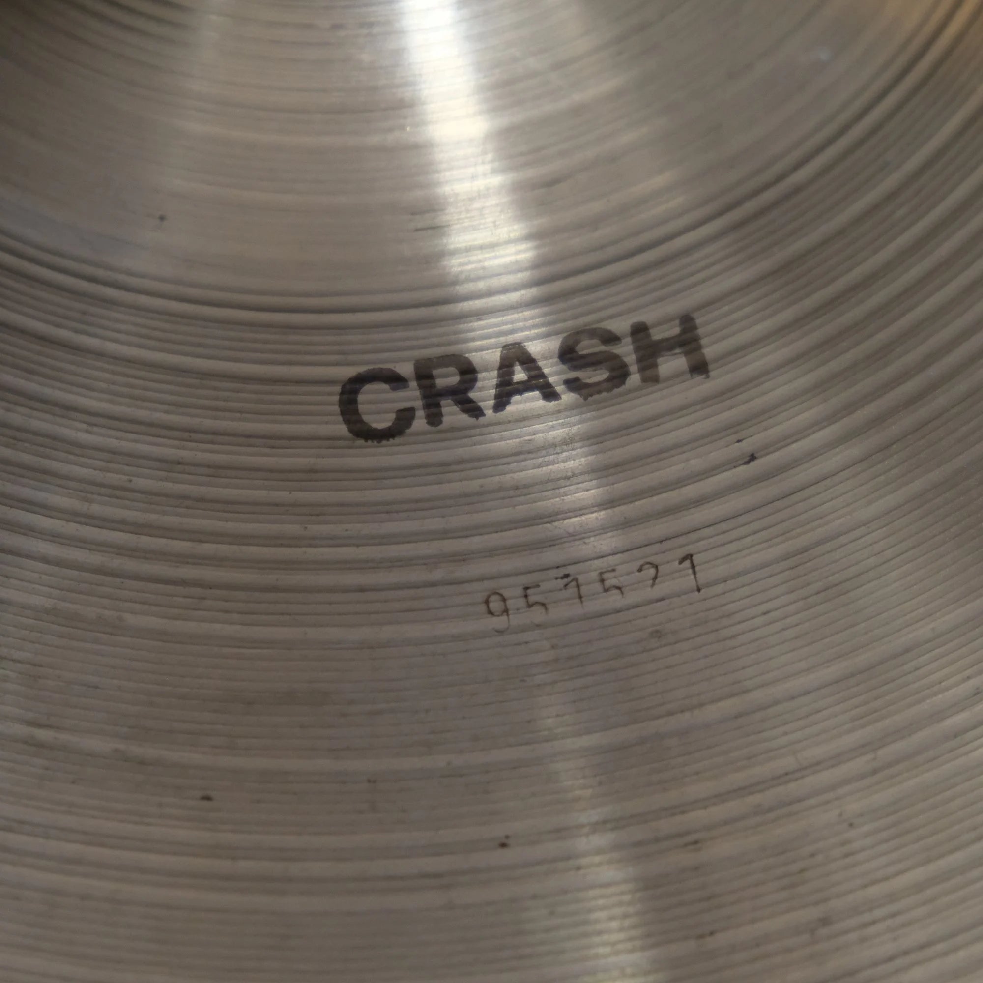 22" Paiste 2002 Crash black logo 2399 grams from 1979