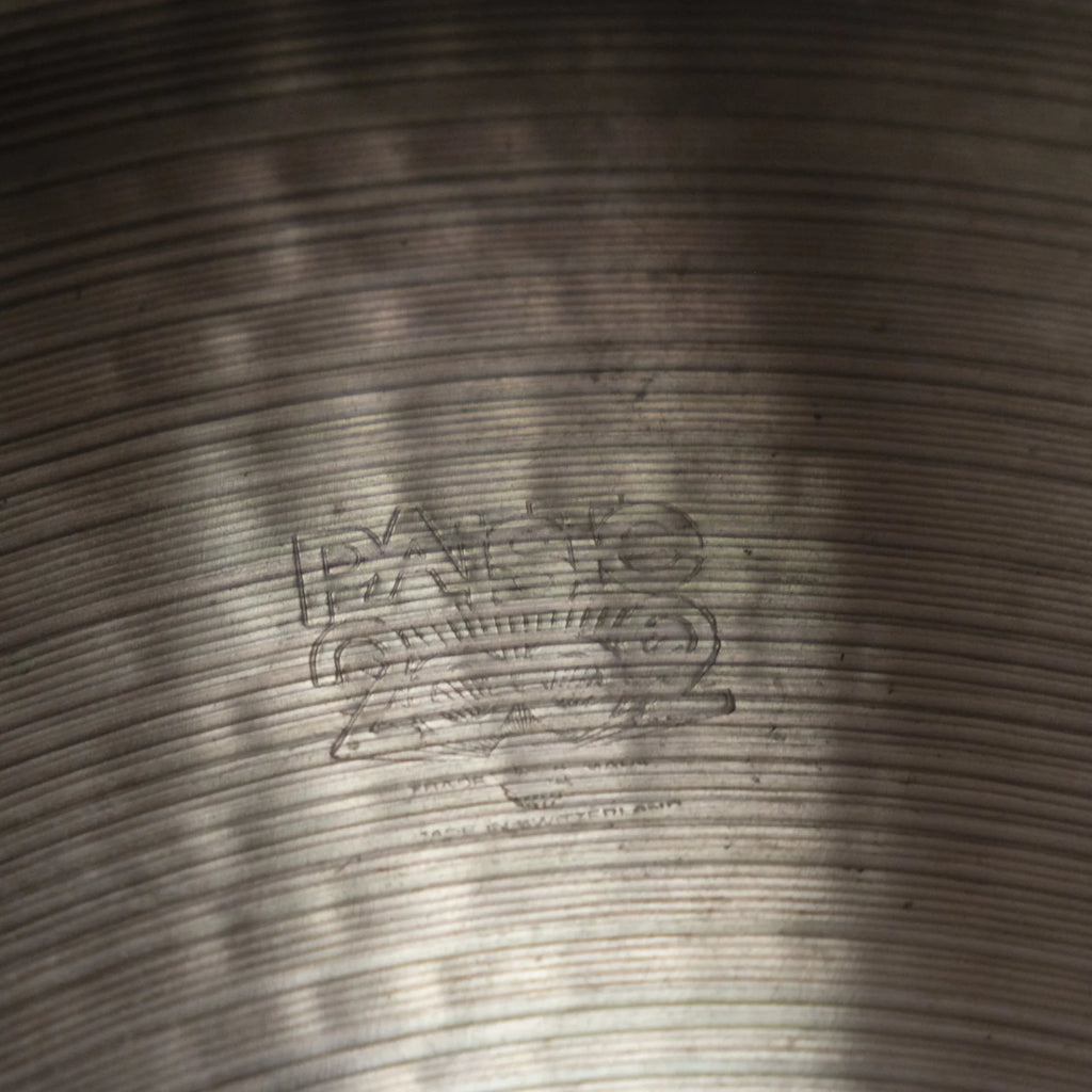 22" Paiste 2002 Crash black logo 2399 grams from 1979