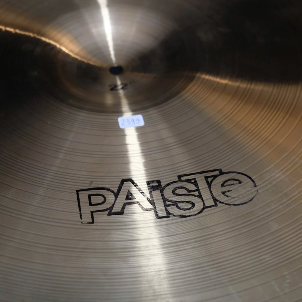 22" Paiste 2002 Crash black logo 2399 grams from 1979