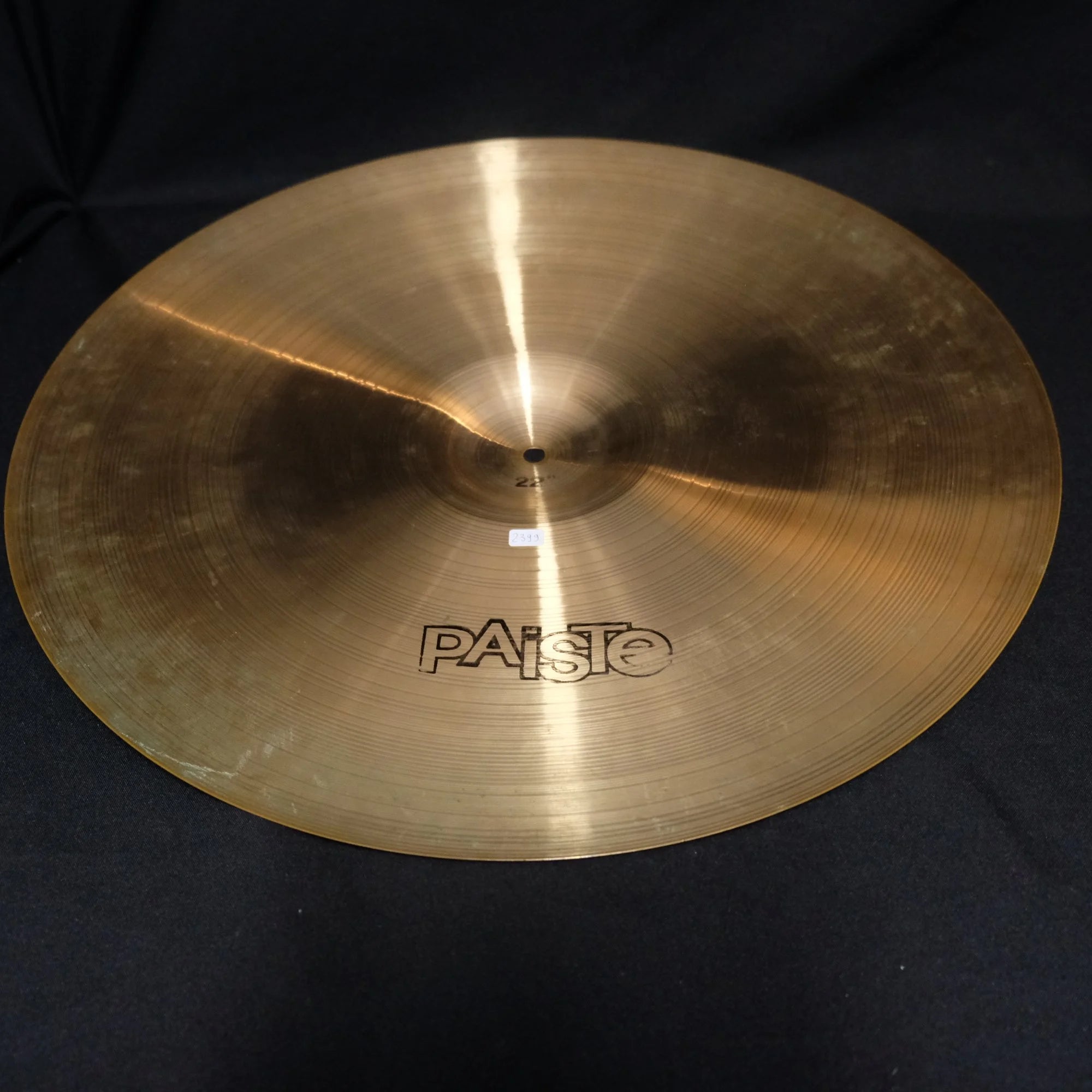 22" Paiste 2002 Crash black logo 2399 grams from 1979