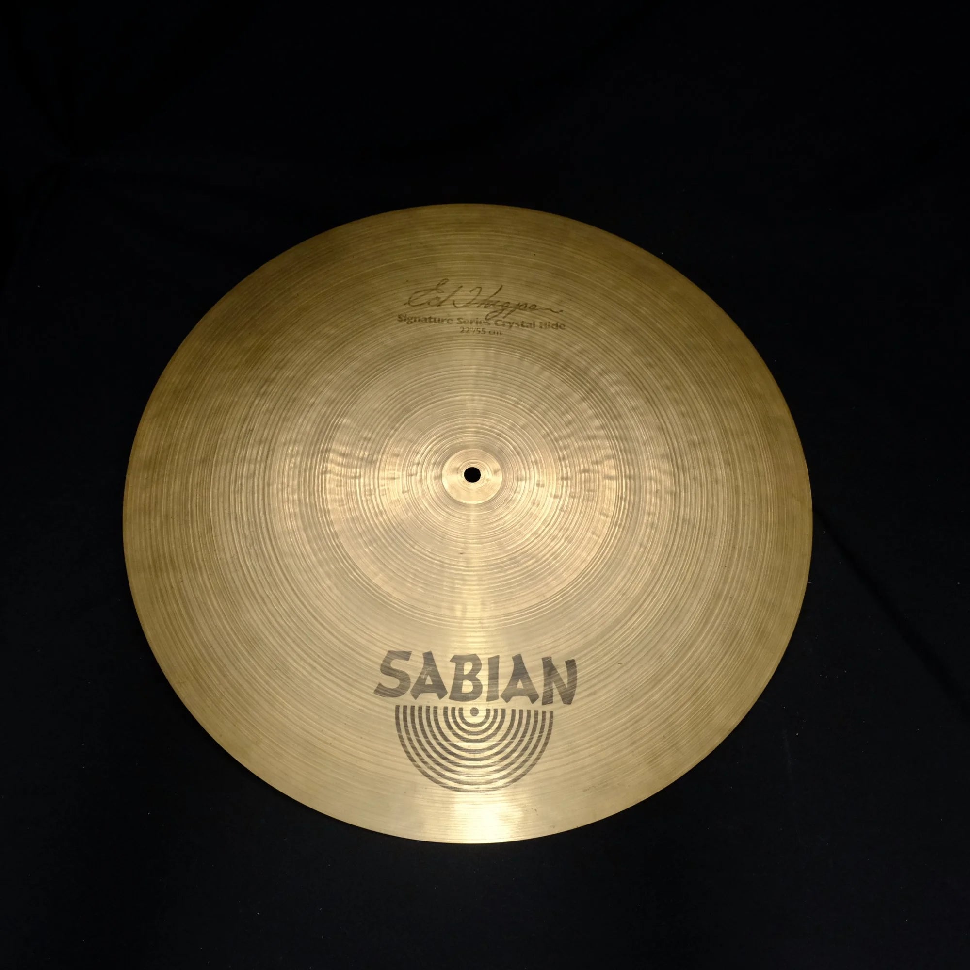 22’’ Sabian Signature Series Crystal Flat Ride Ed Thigpen 2628 grams