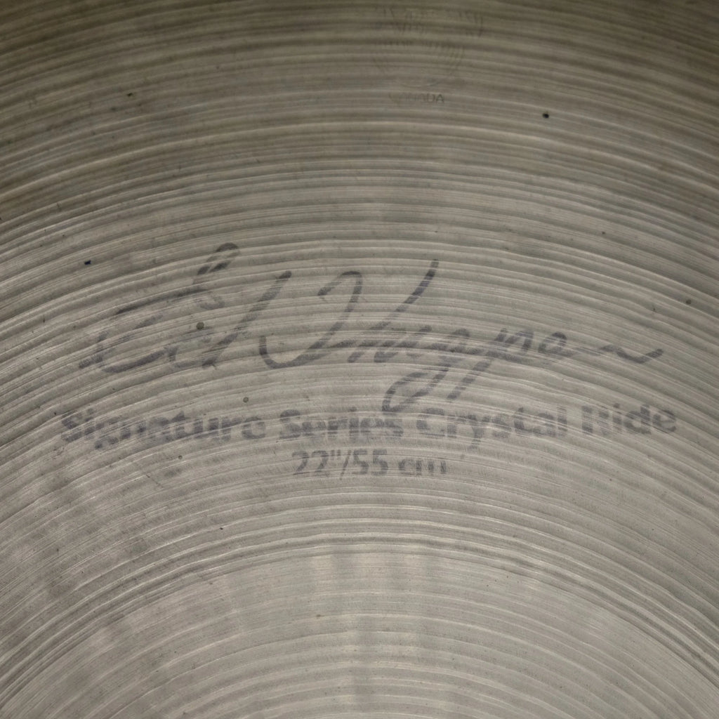 22’’ Sabian Signature Series Crystal Flat Ride Ed Thigpen 2628 grams