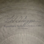 22’’ Sabian Signature Series Crystal Flat Ride Ed Thigpen 2628 grams