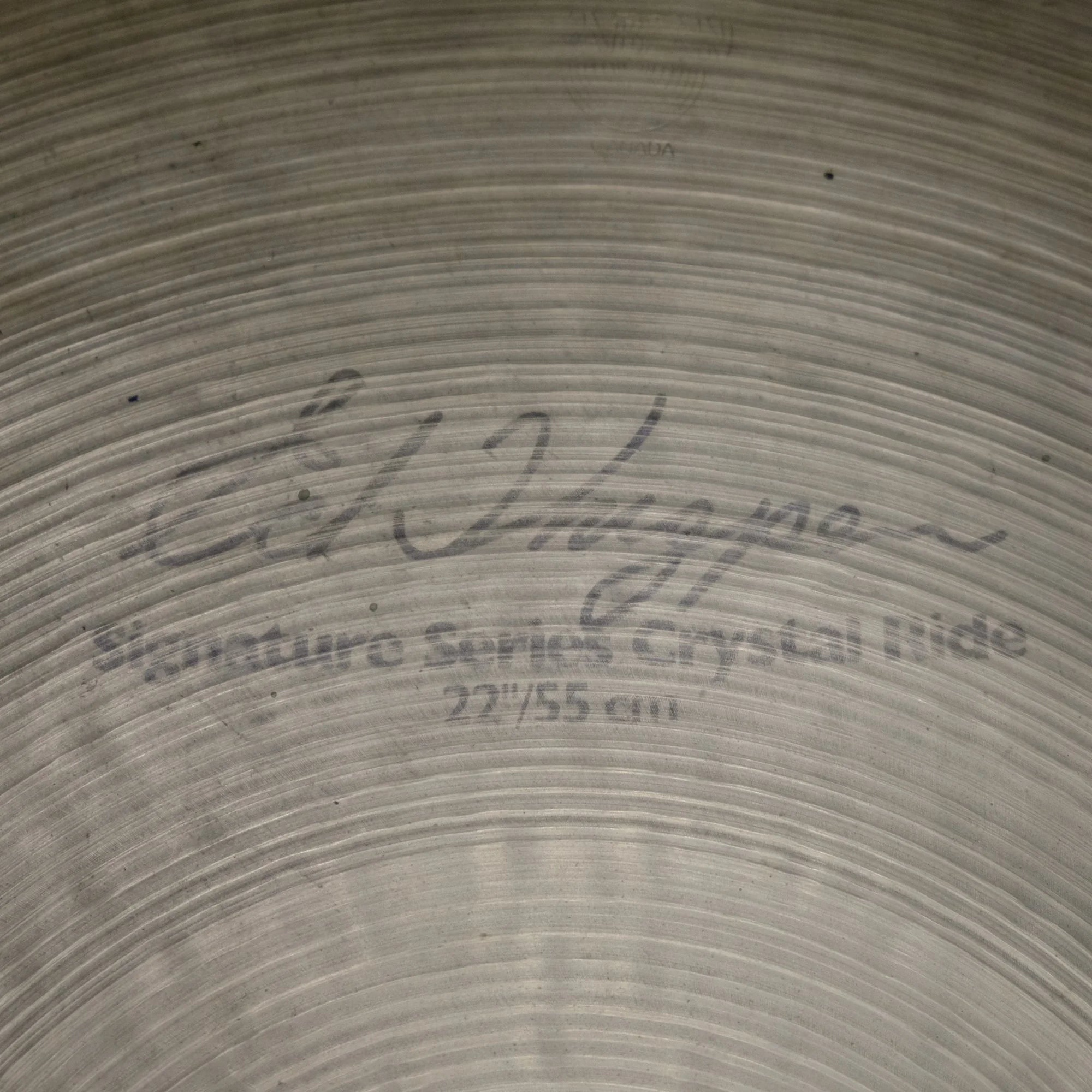 22’’ Sabian Signature Series Crystal Flat Ride Ed Thigpen 2628 grams