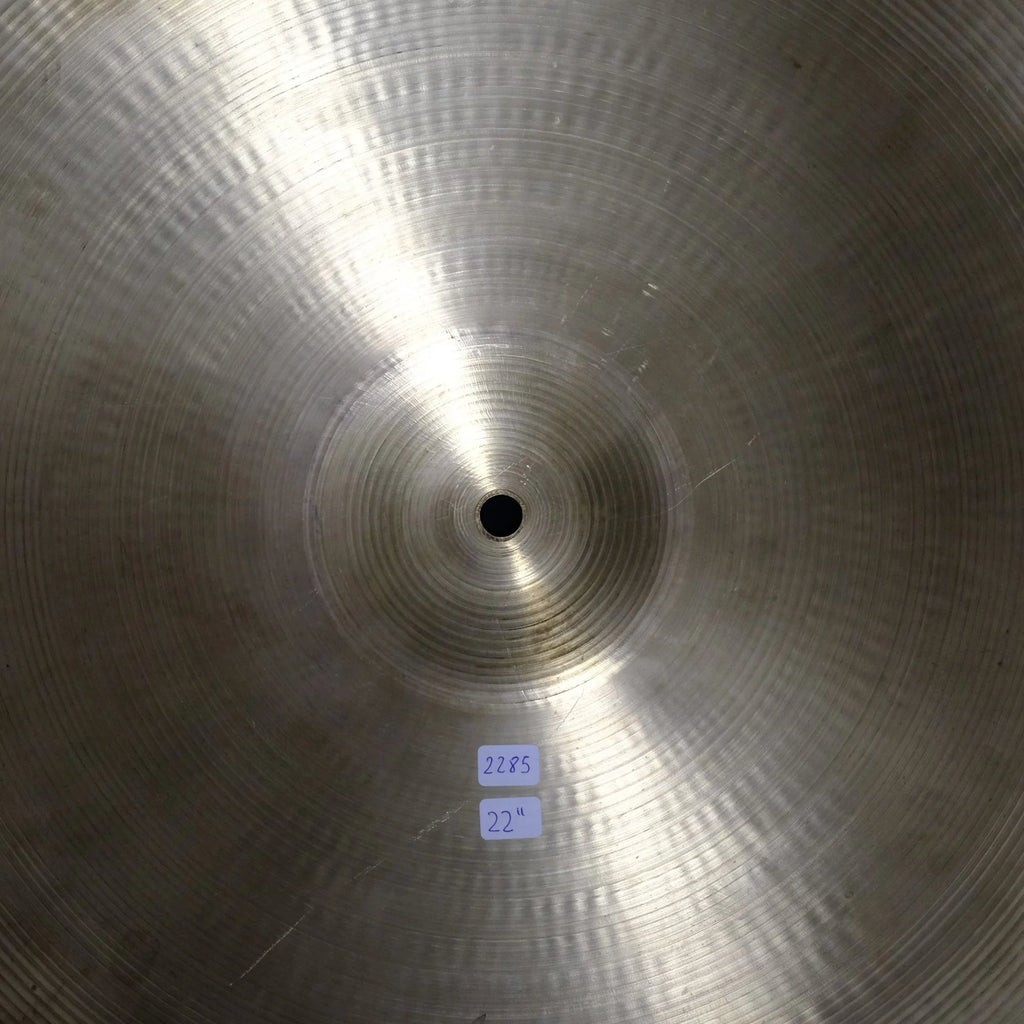 22" Zildjian Avedis Swish 6 x rivets 2285 grams from early 1970's