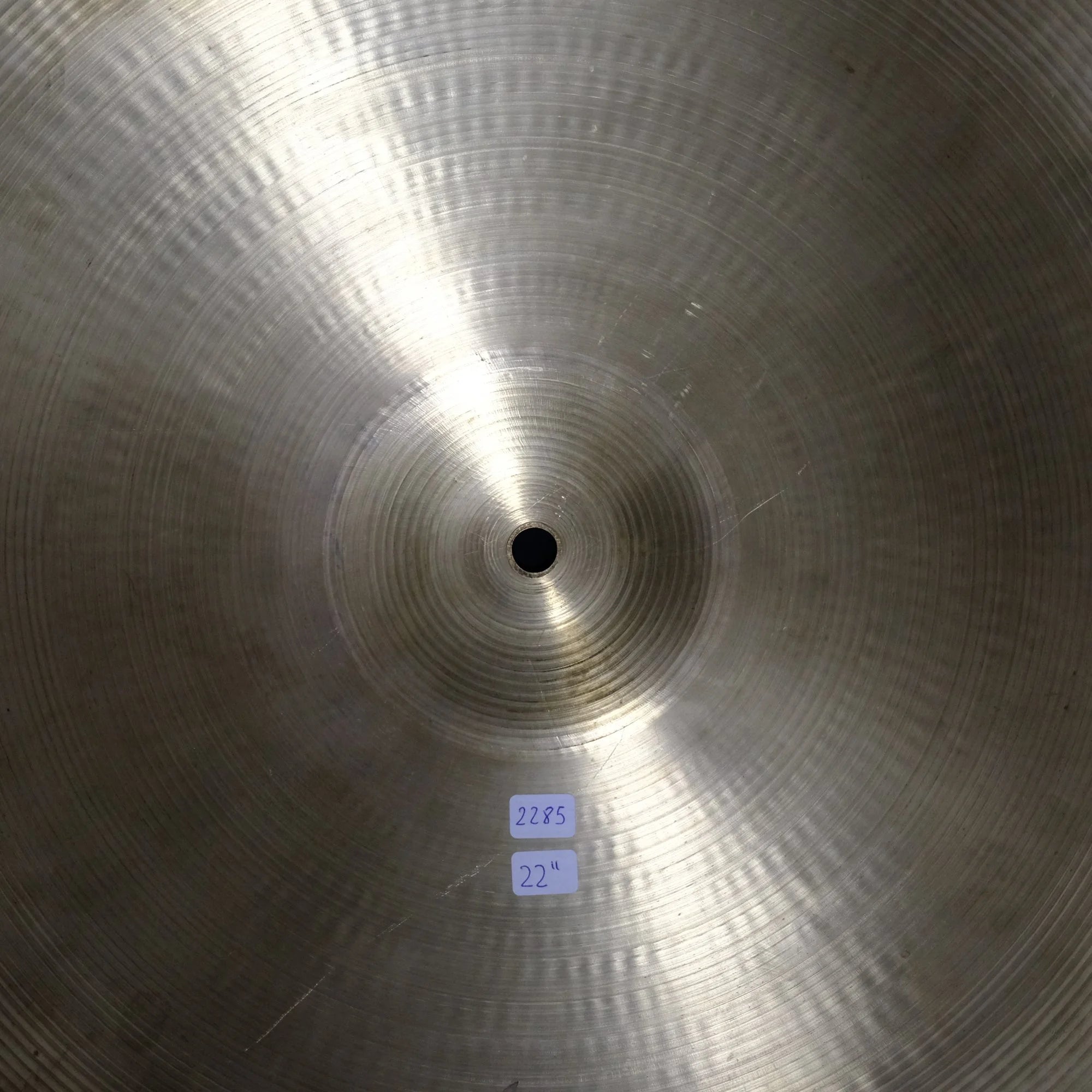 22" Zildjian Avedis Swish 6 x rivets 2285 grams from early 1970's