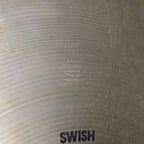 22" Zildjian Avedis Swish 6 x rivets 2285 grams from early 1970's