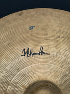 22" Bosphorus The Hammer Ride Jeff Hamilton 2607 grams