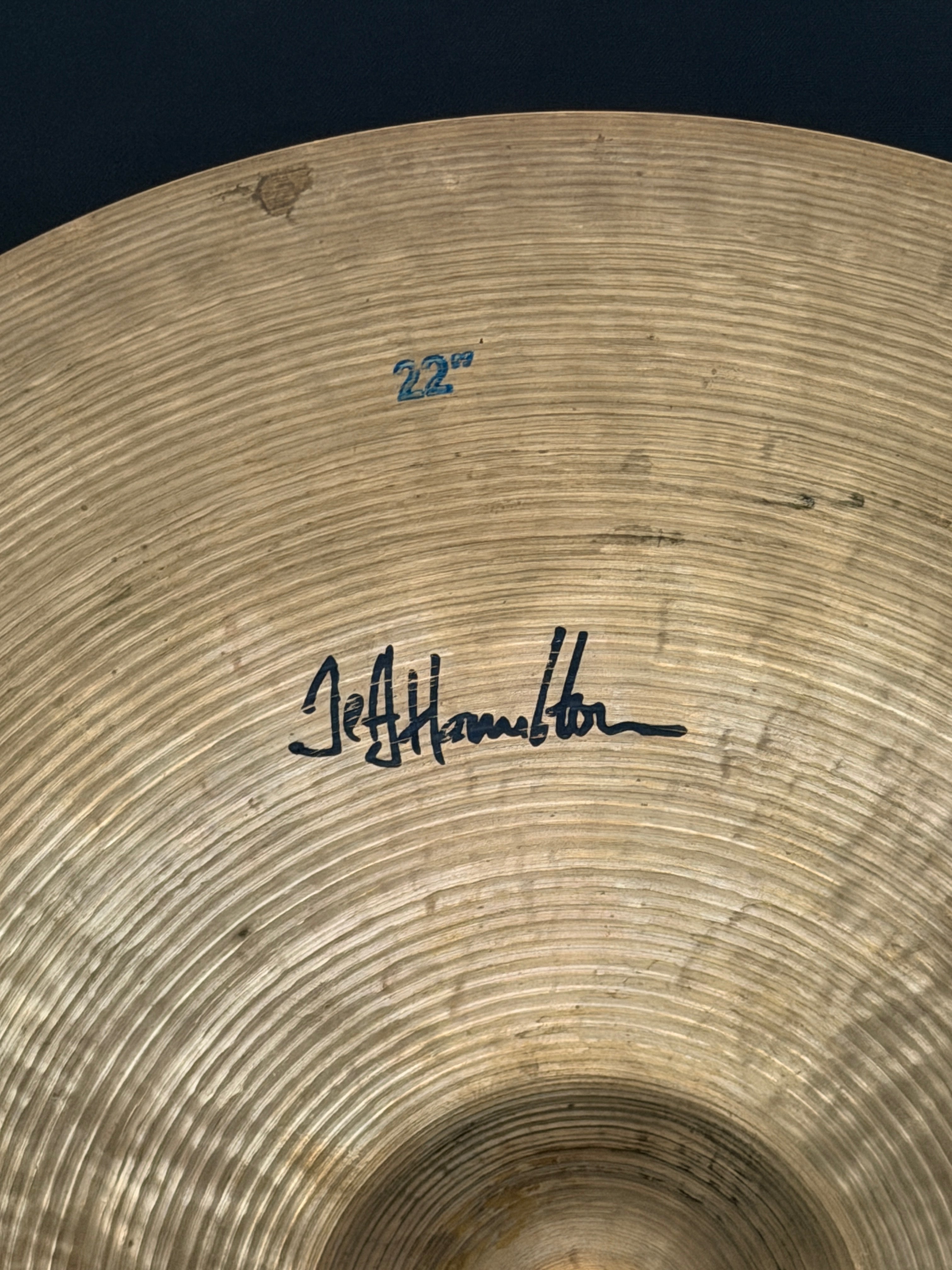 22" Bosphorus The Hammer Ride Jeff Hamilton 2607 grams