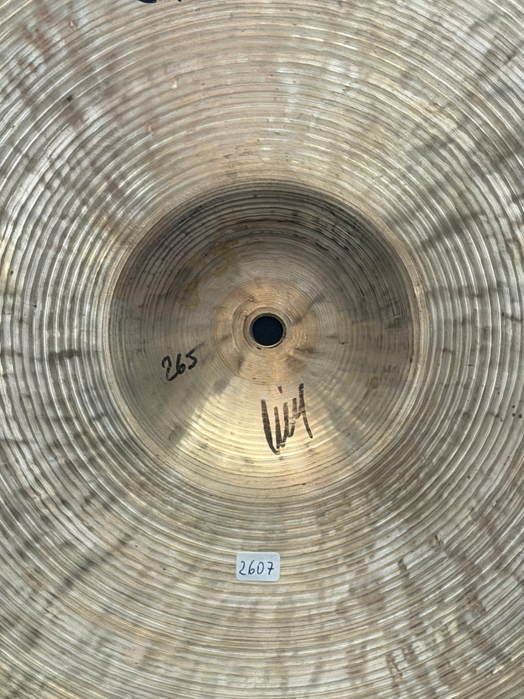 22" Bosphorus The Hammer Ride Jeff Hamilton 2607 grams