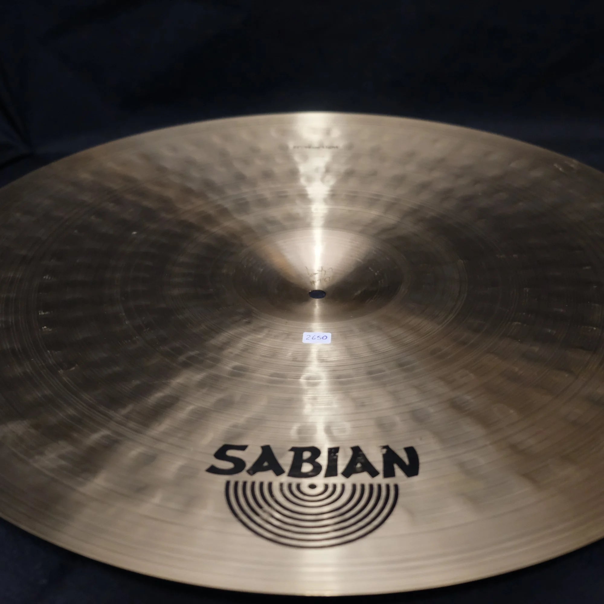 22" Sabian Artisan Light Ride 2650 grams