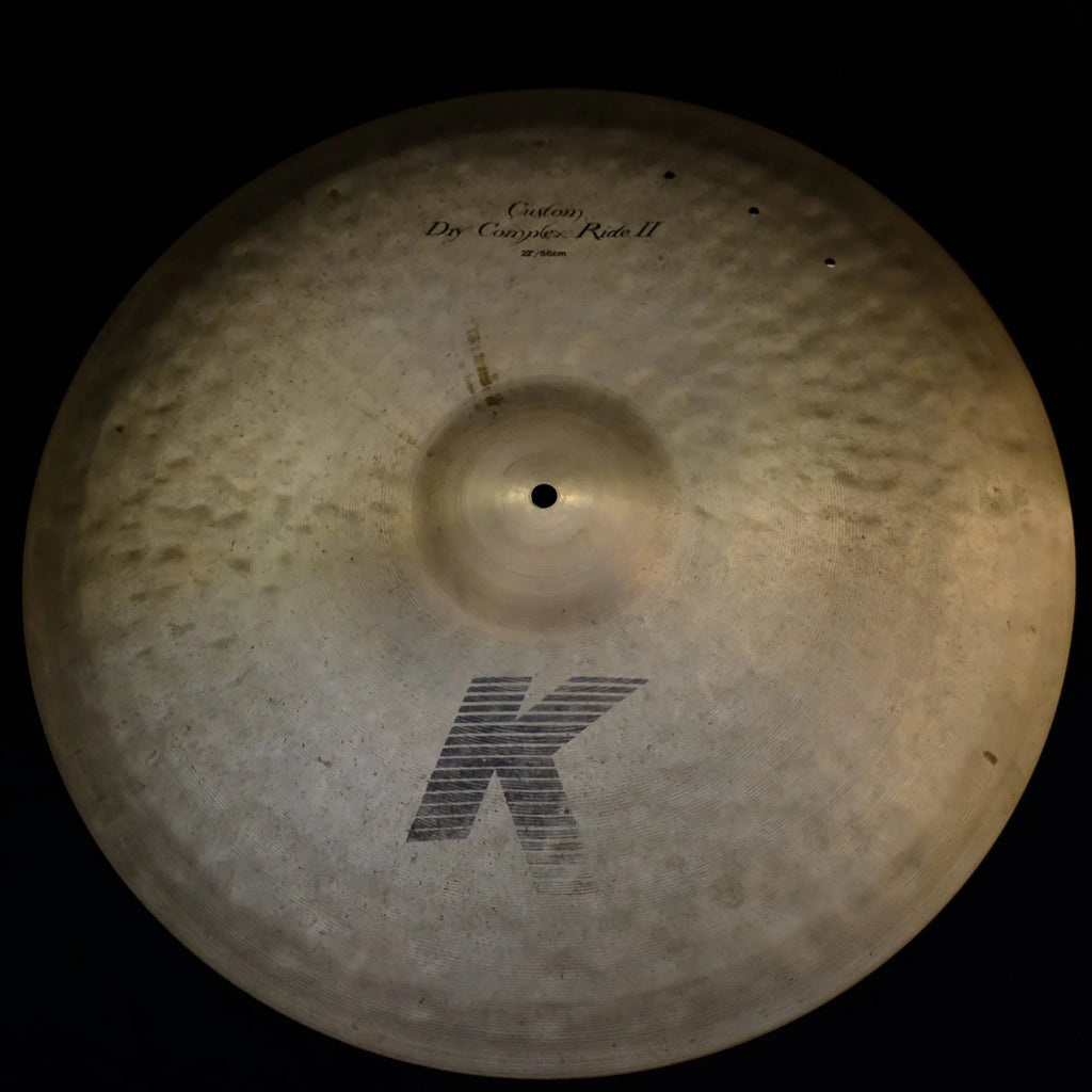 22" Zildjian K Custom Dry Complex Ride II 3 rivets Bill Stewart