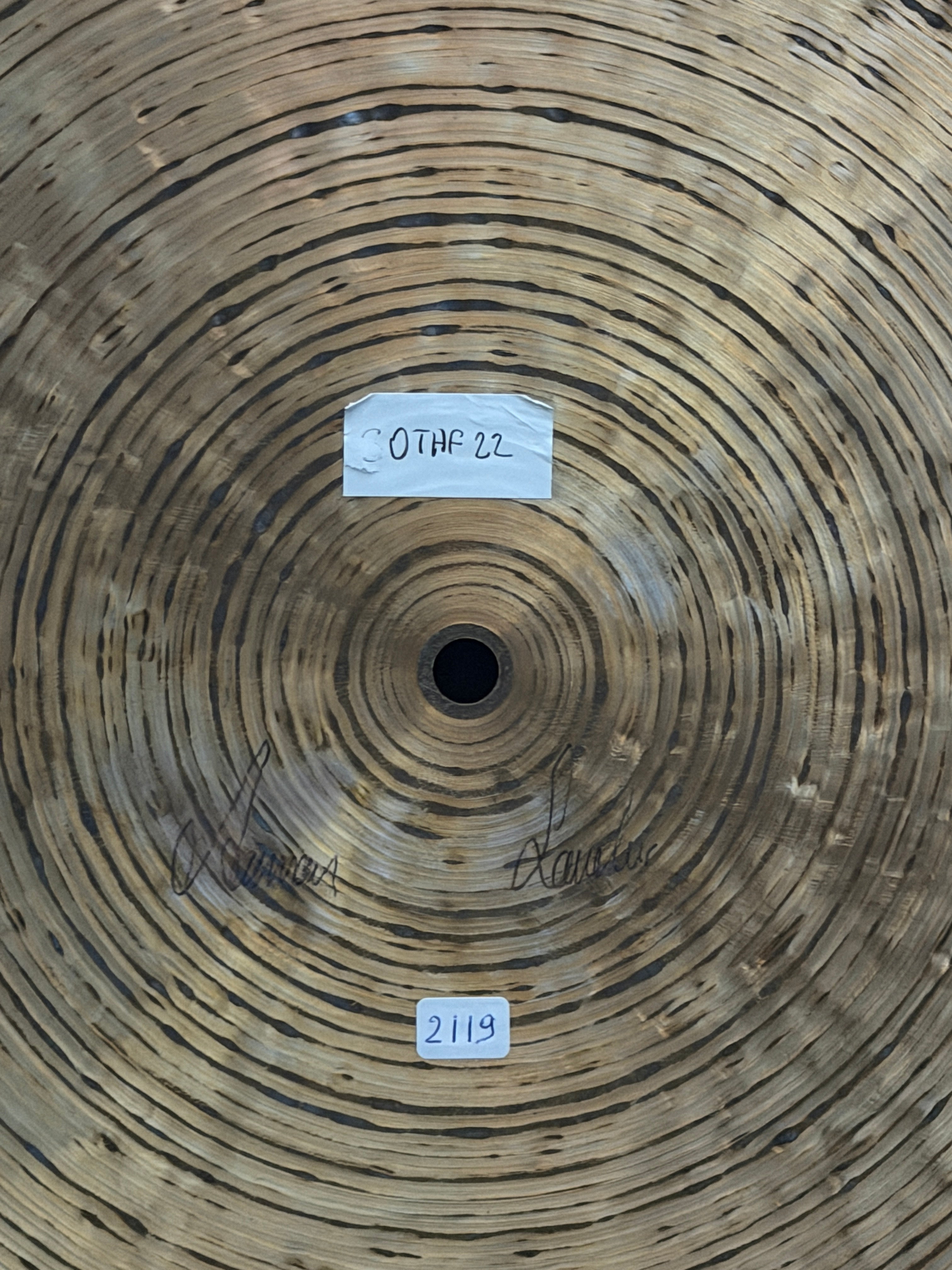 22" Istanbul Agop 30th Anniversary Flat Ride 2119 grams