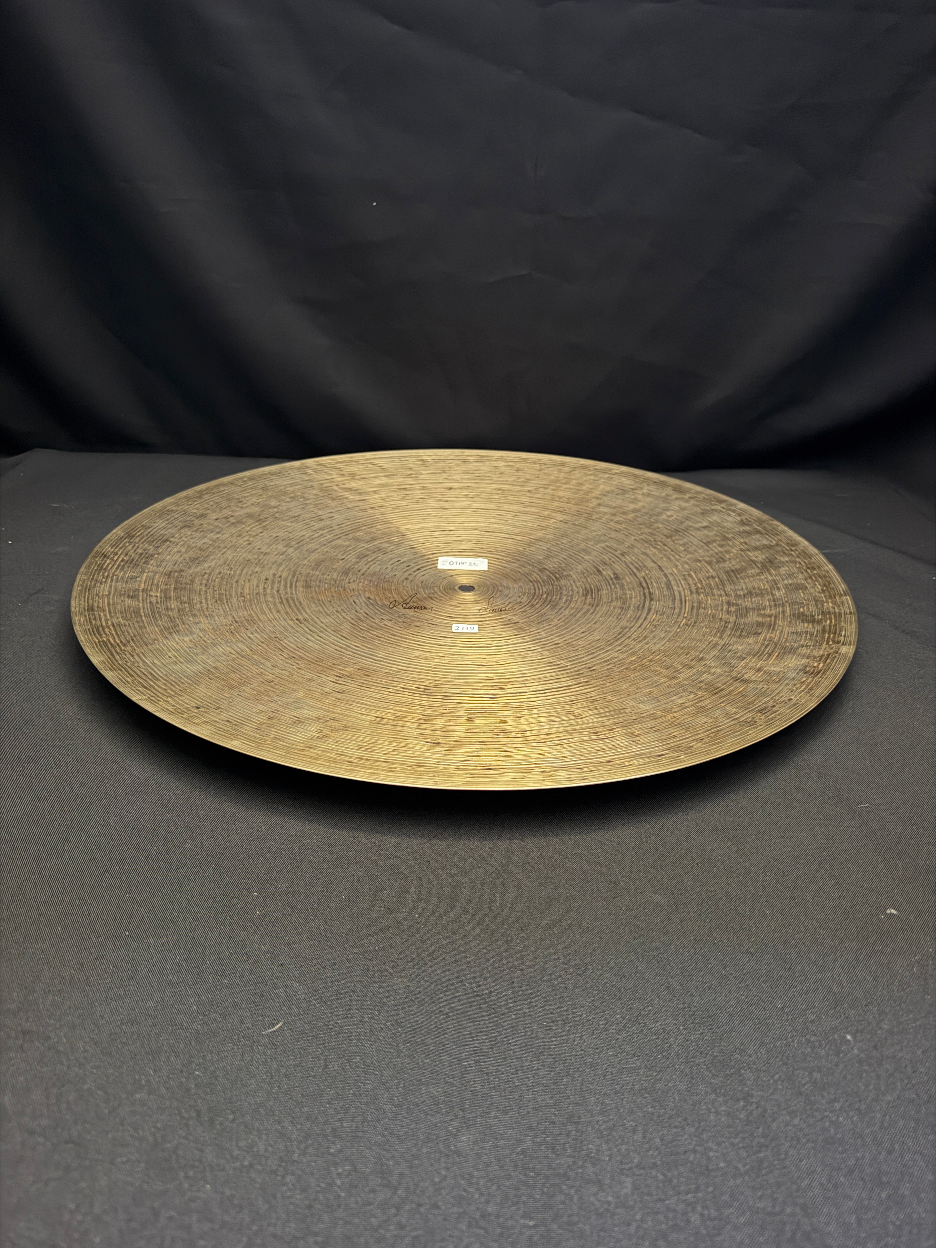 22" Istanbul Agop 30th Anniversary Flat Ride 2119 grams