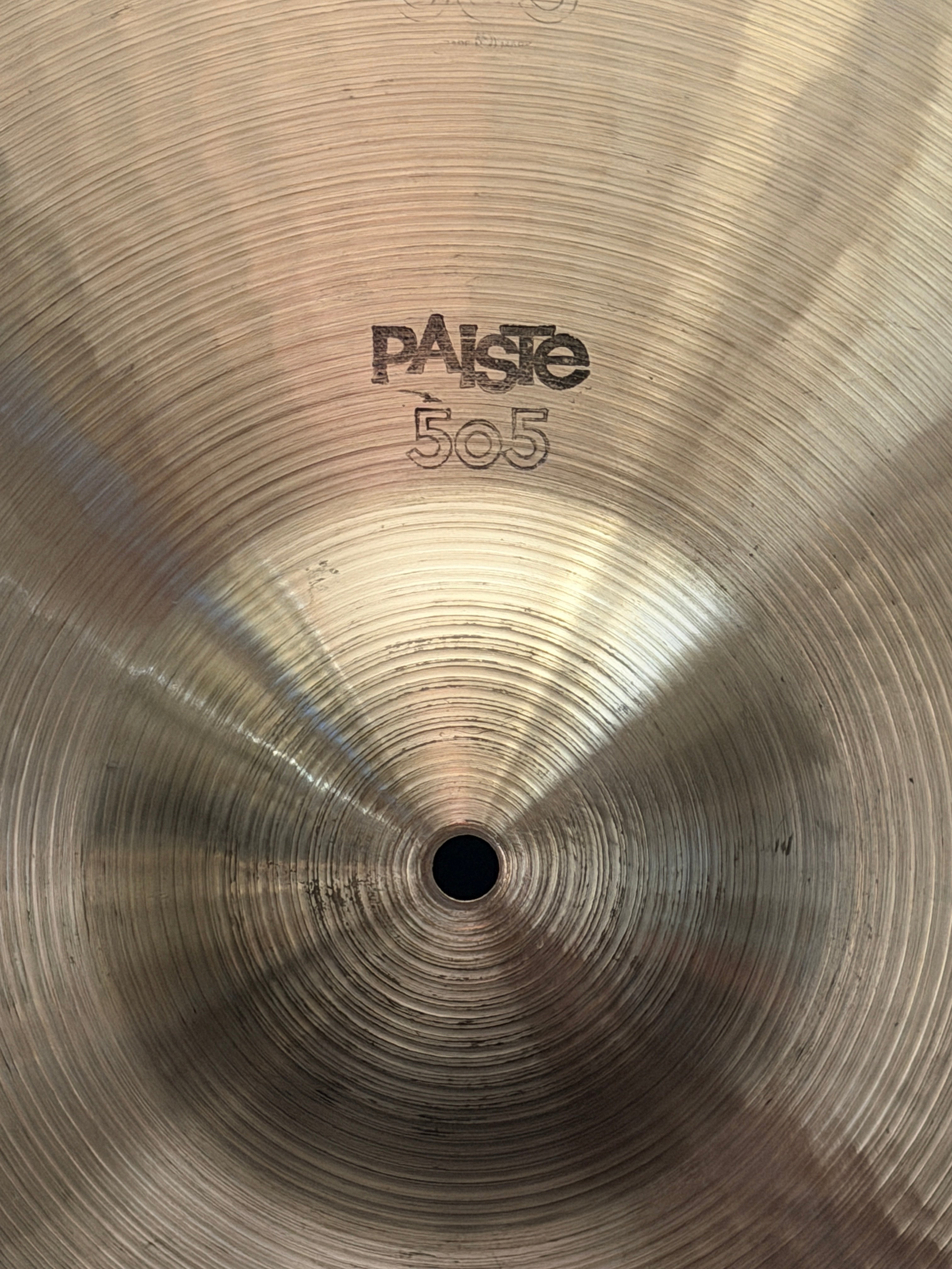 22" Paiste 505 Ride 2552 grams from 1978-79