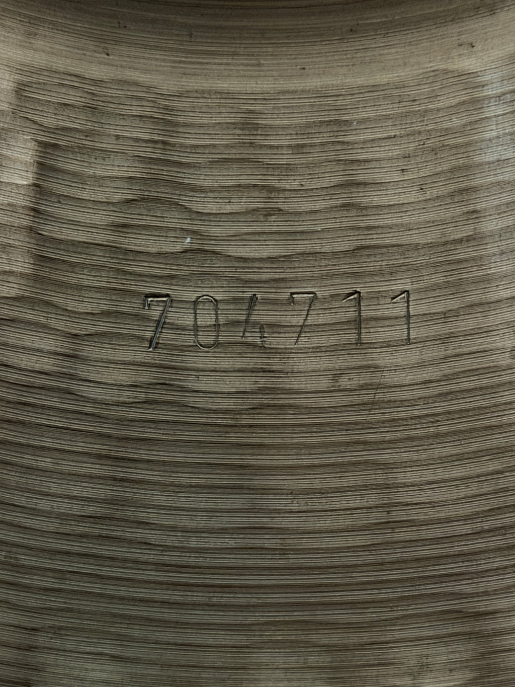 22" Paiste 602 Dark Ride 3360 grams from 1977