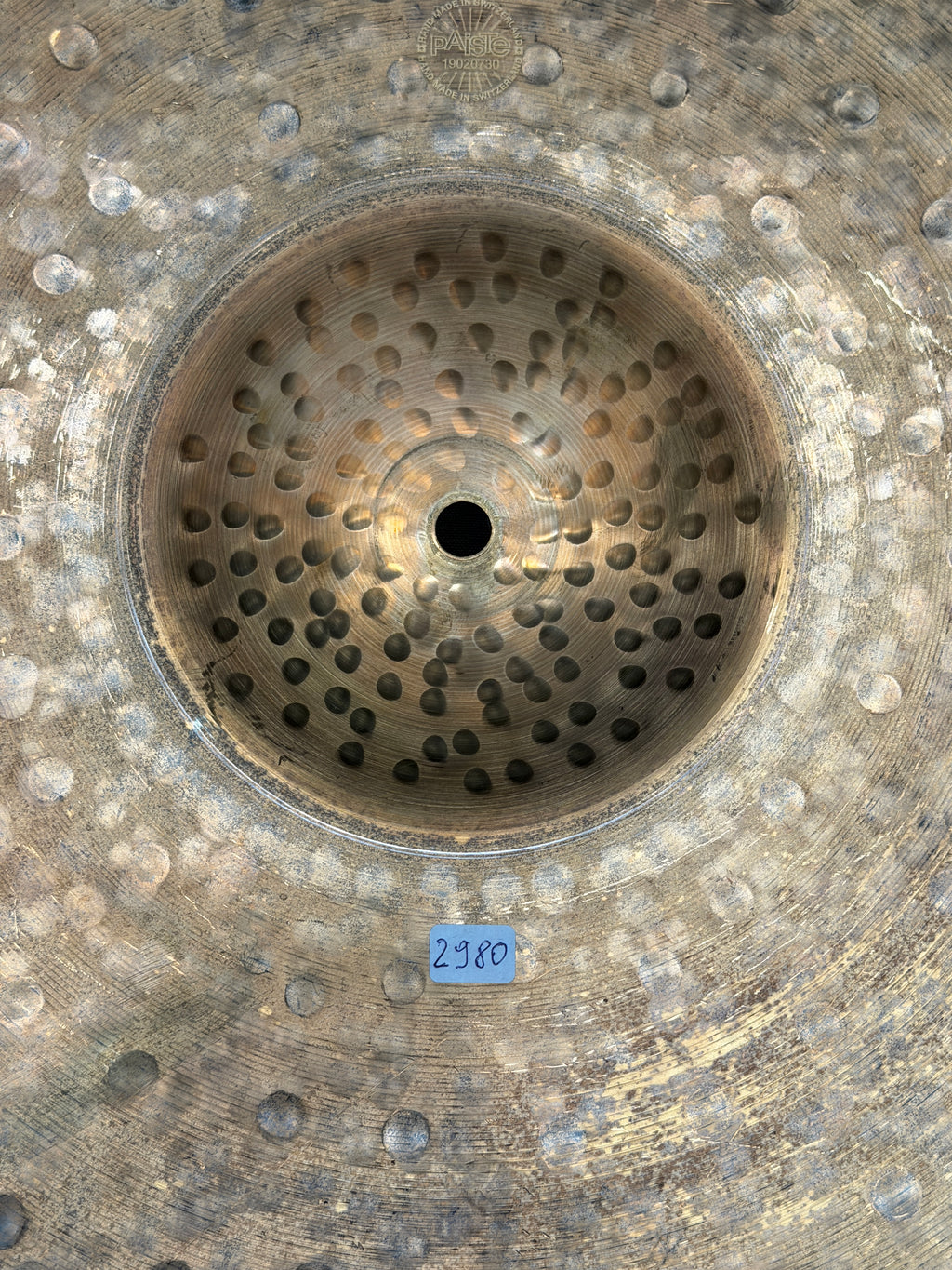 22" Paiste Dark Energy Ride Mark II 2980 grams from 2019