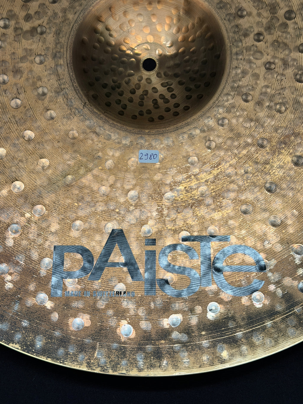 22" Paiste Dark Energy Ride Mark II 2980 grams from 2019