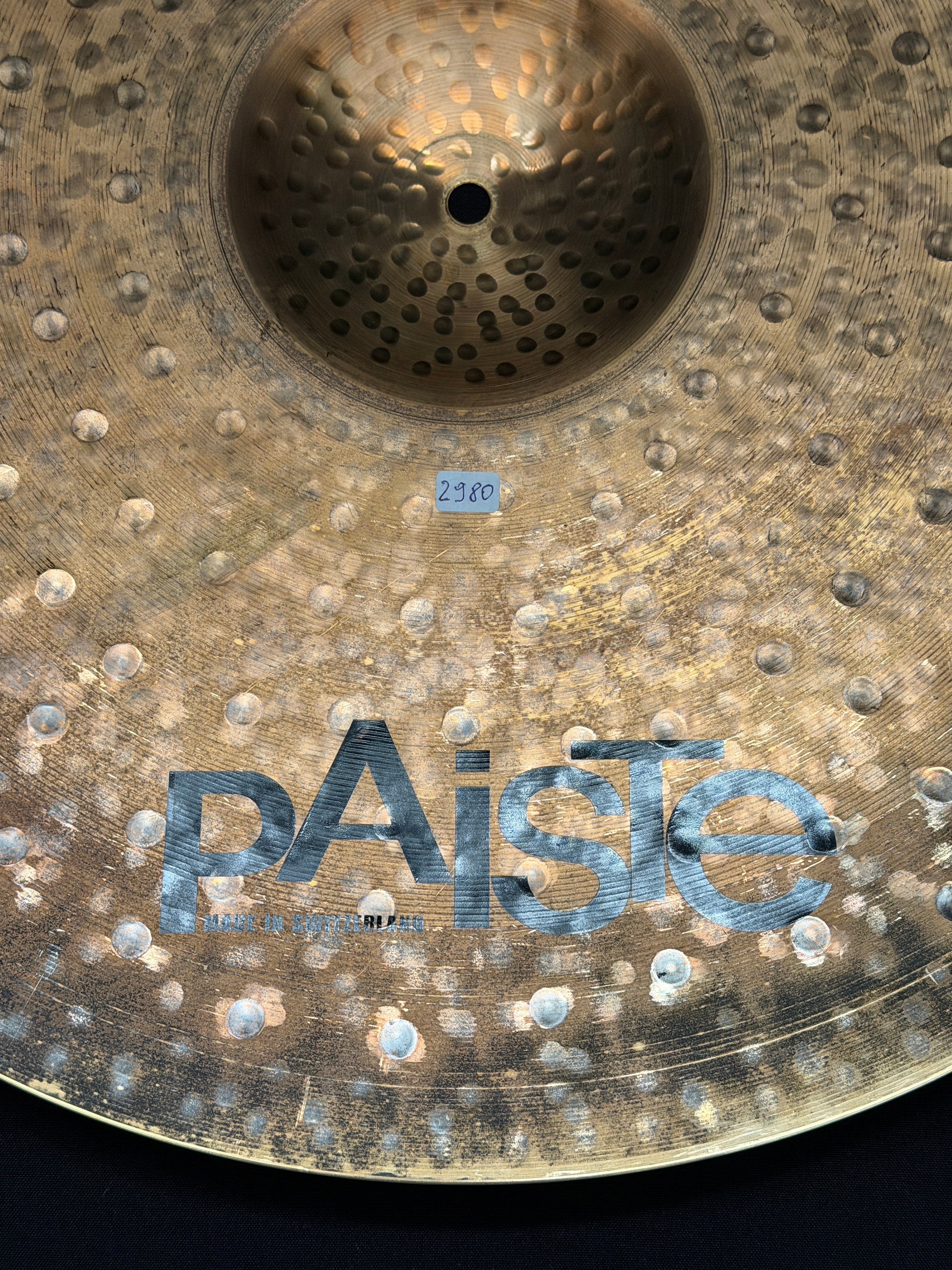 22" Paiste Dark Energy Ride Mark II 2980 grams from 2019