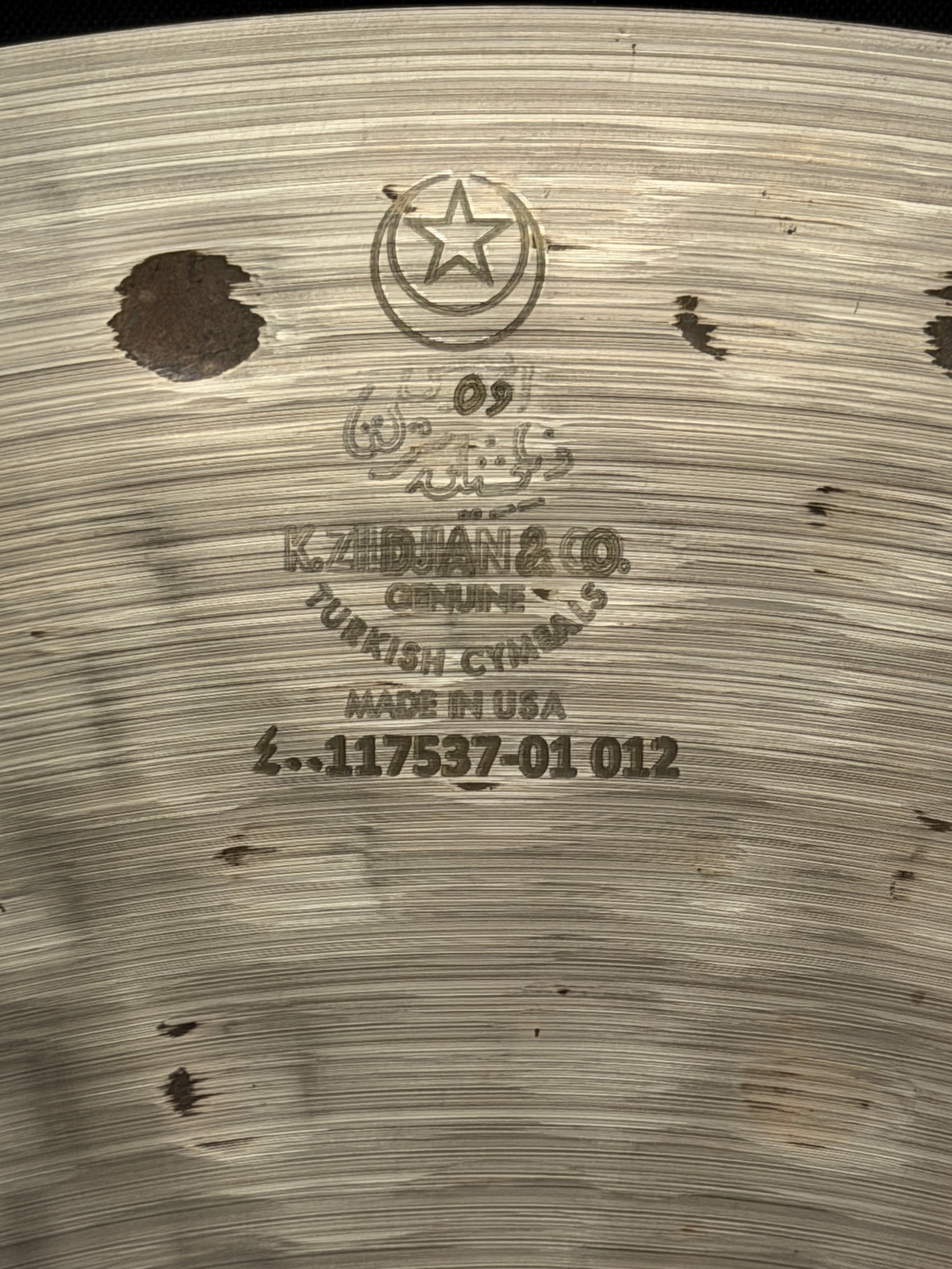 22" Zildjian K Constantinople Medium Thin High Ride 2483 grams