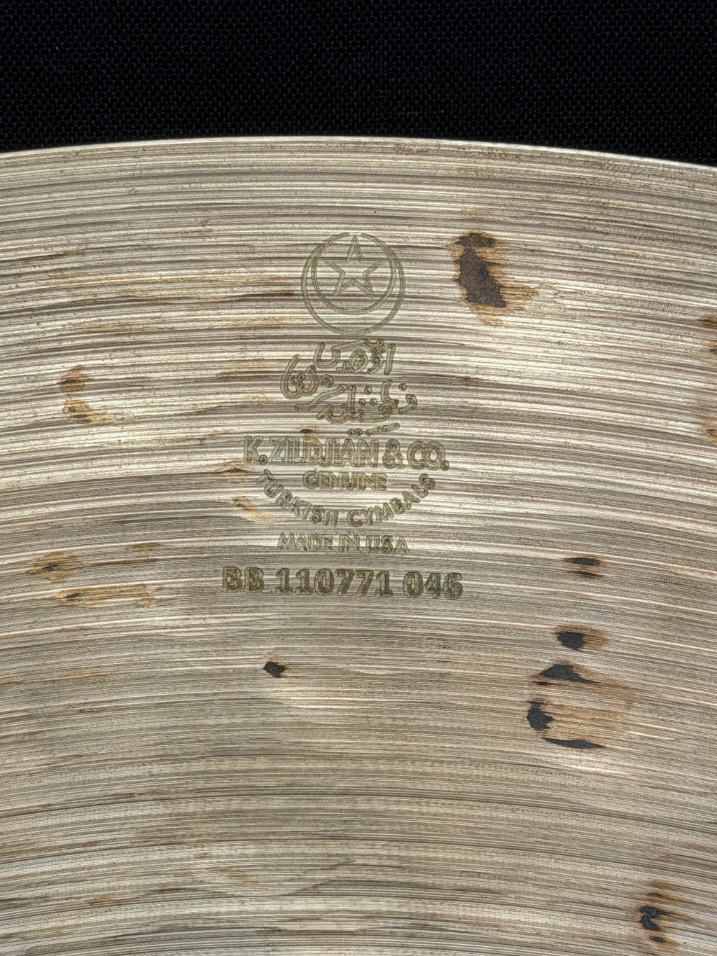 22" Zildjian K Constantinople Medium Thin Low Ride 2288 grams
