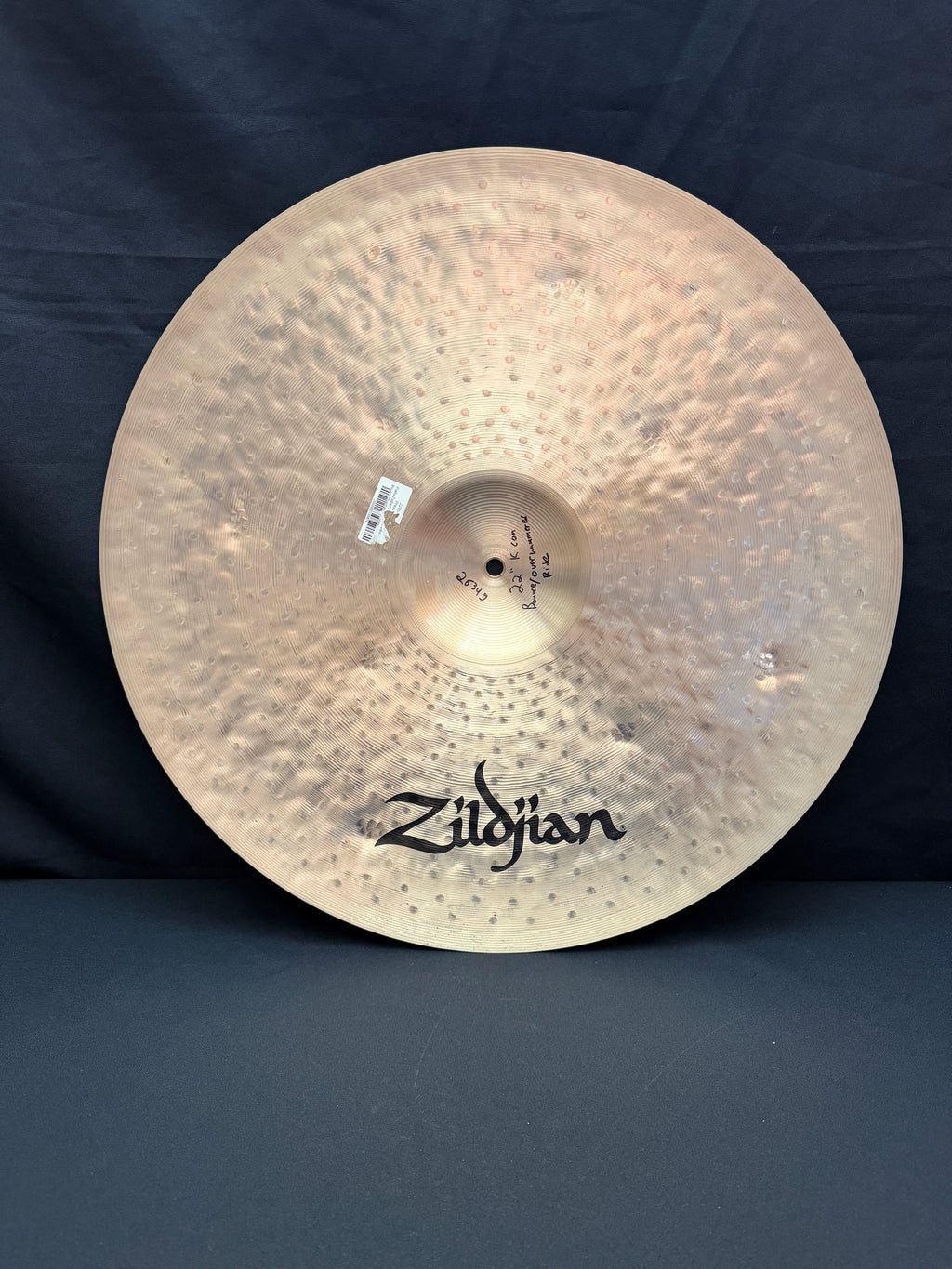 22" Zildjian Sound Lab Prototype K Constaninople Bounce Overhammered Ride 2634 grams