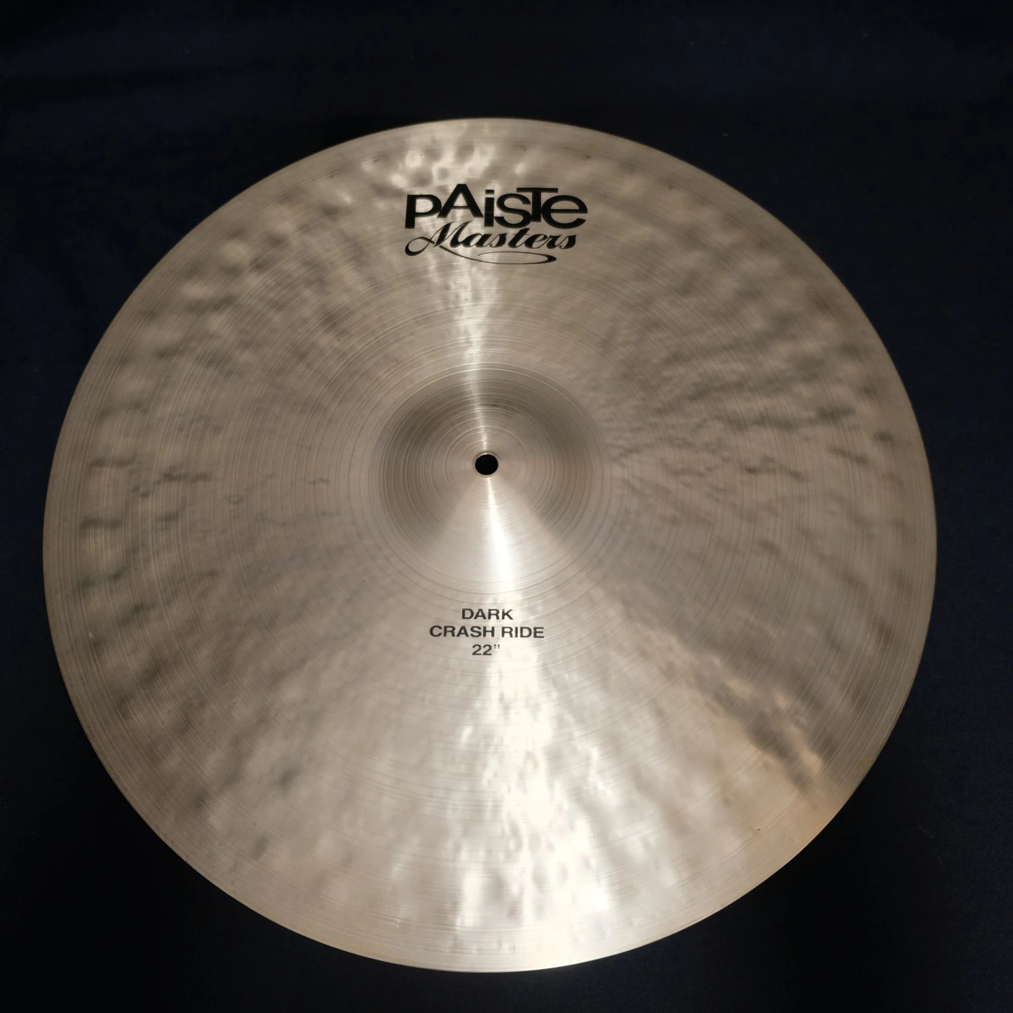 22" Paiste Masters Dark Crash Ride 2450 grams from 2022