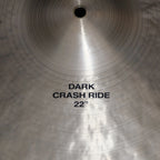 22" Paiste Masters Dark Crash Ride 2450 grams from 2022