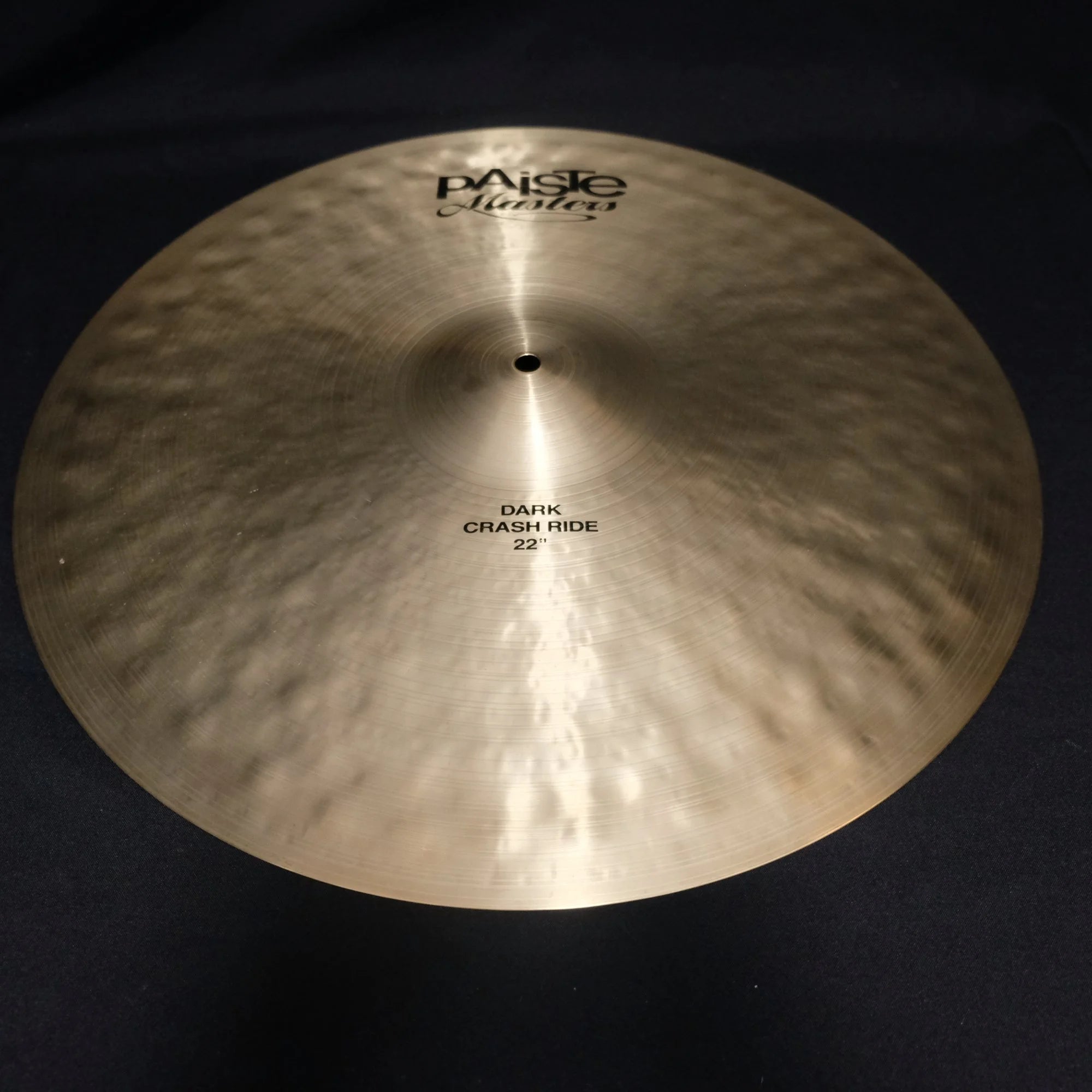 22" Paiste Masters Dark Crash Ride 2450 grams from 2022