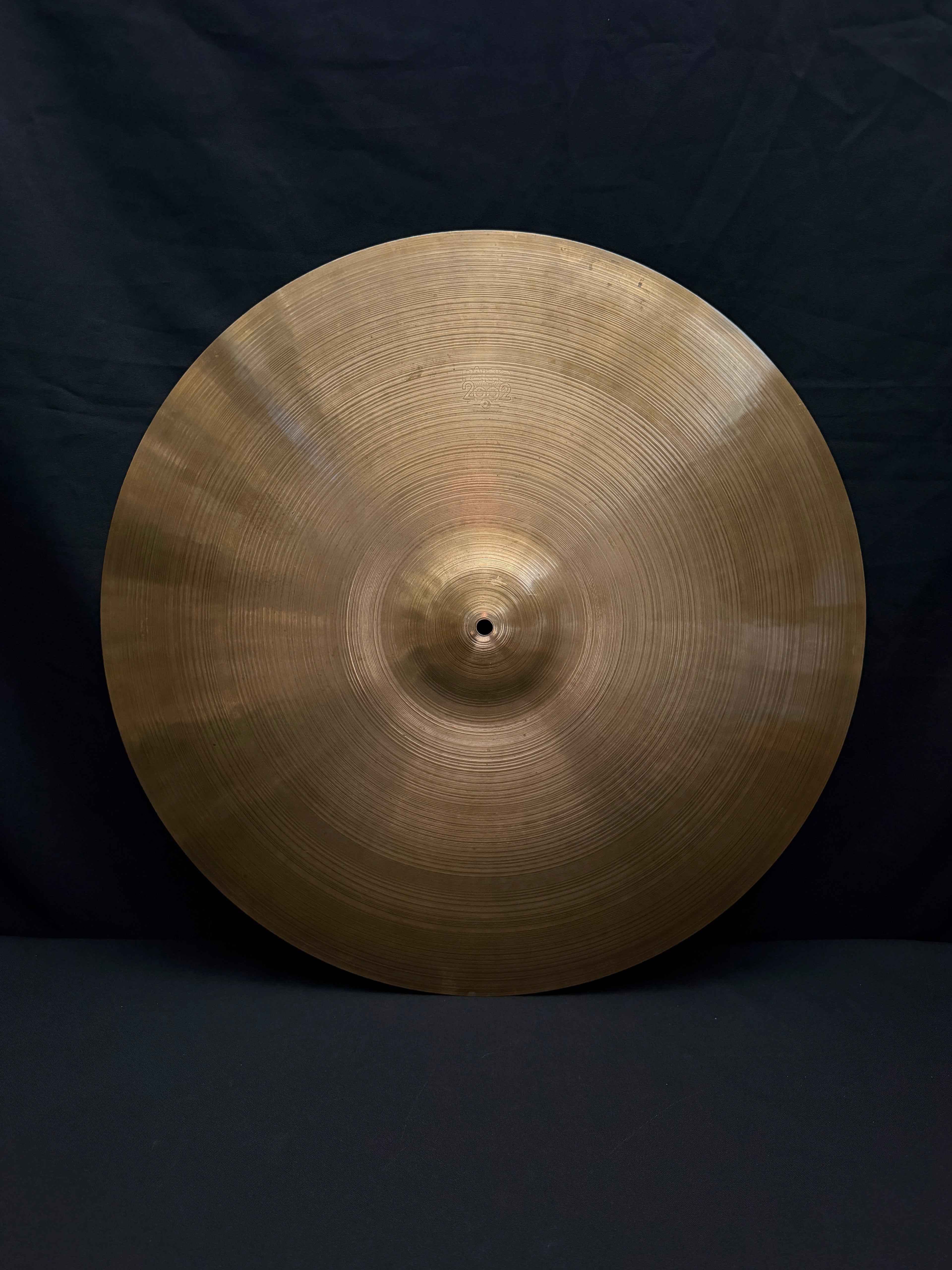 24" Paiste 2002 Crash 2682 grams Pre-Serial from 1971