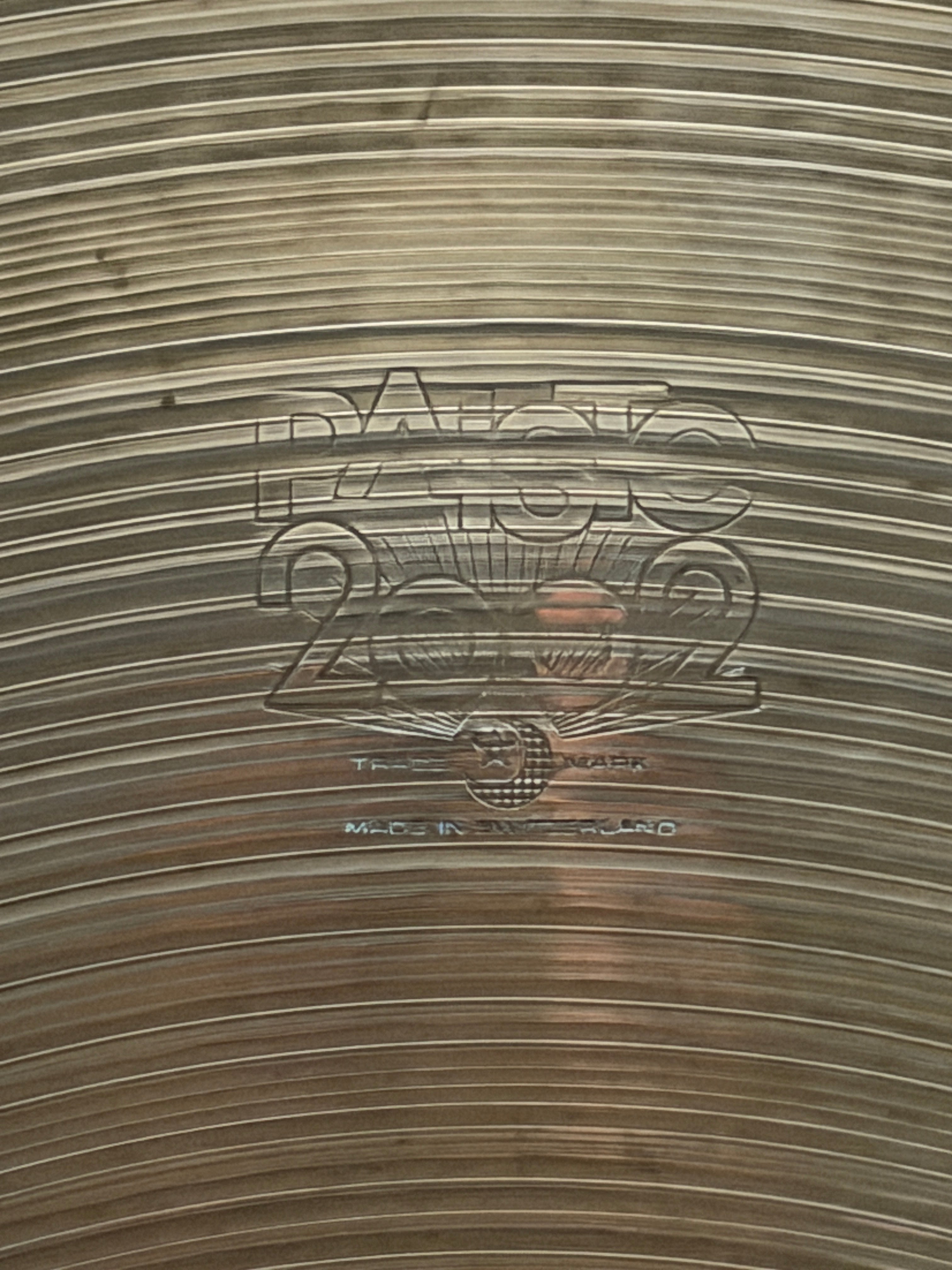 24" Paiste 2002 Crash 2682 grams Pre-Serial from 1971