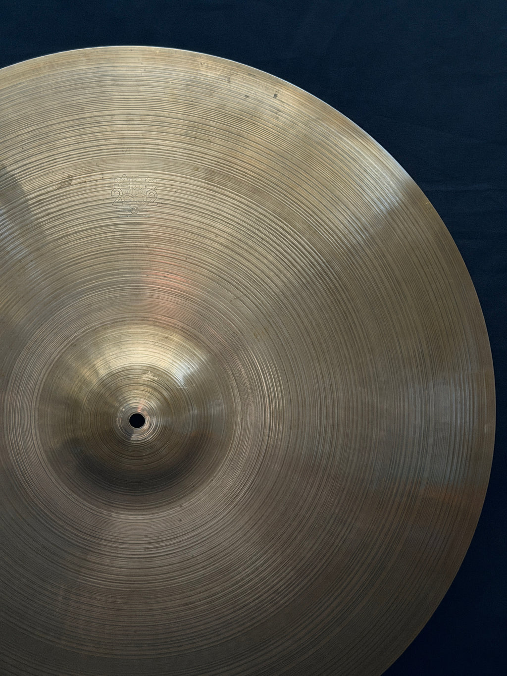 24" Paiste 2002 Crash 2682 grams Pre-Serial from 1971