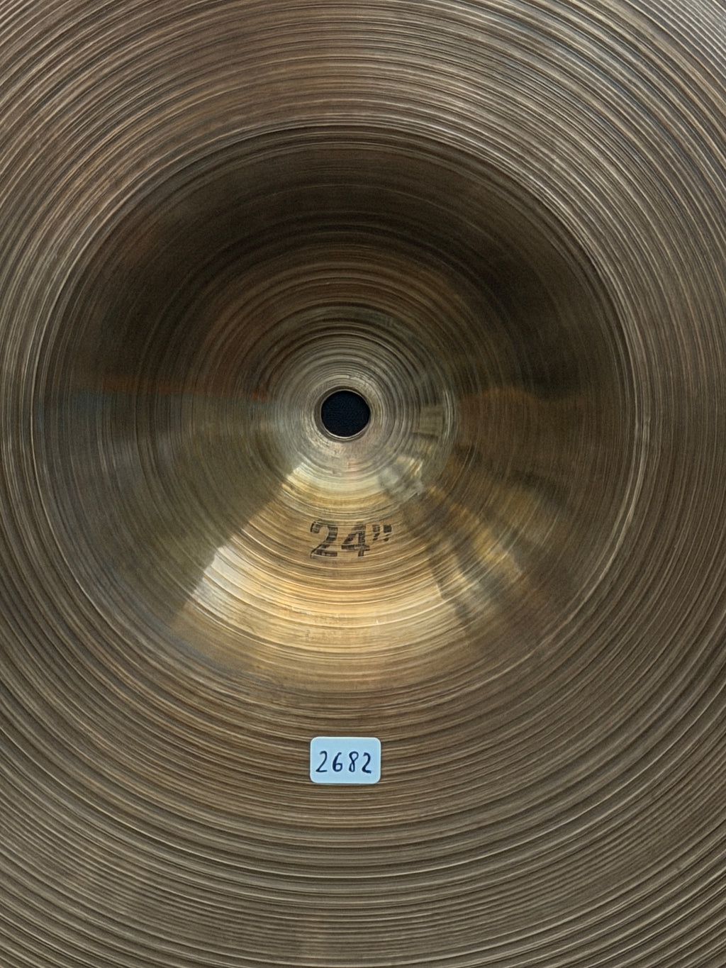 24" Paiste 2002 Crash 2682 grams Pre-Serial from 1971