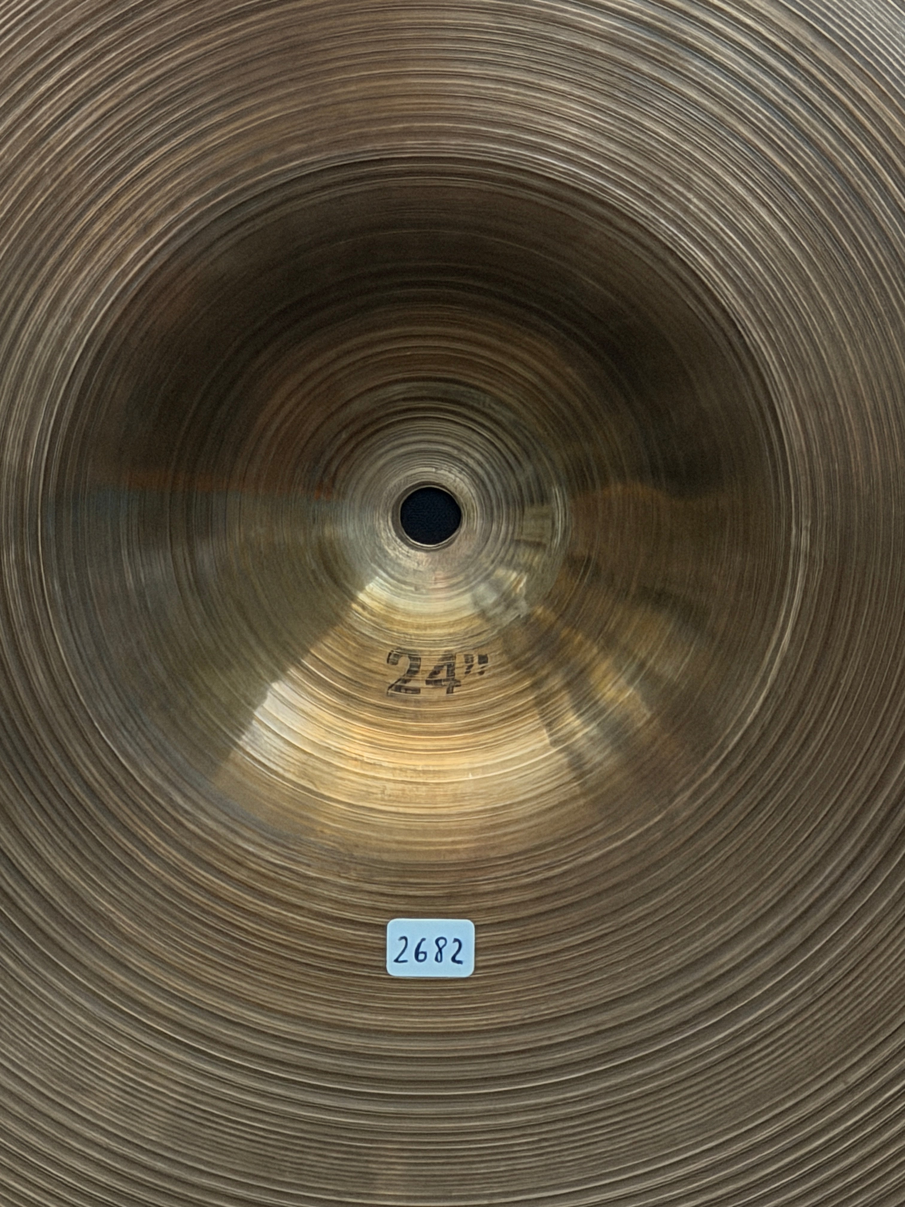 24" Paiste 2002 Crash 2682 grams Pre-Serial from 1971