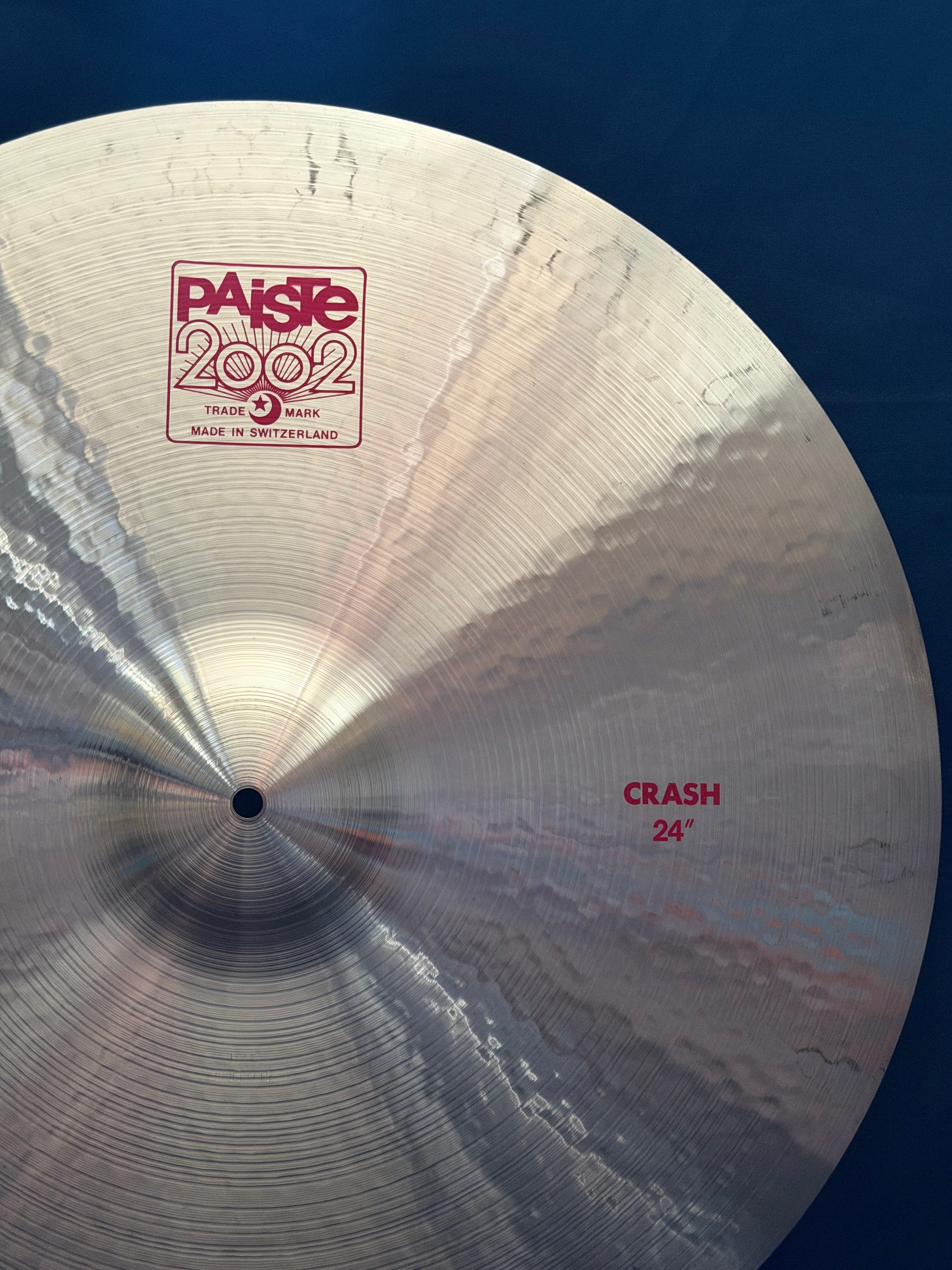 24" Paiste 2002 Crash 3224 grams from 1998