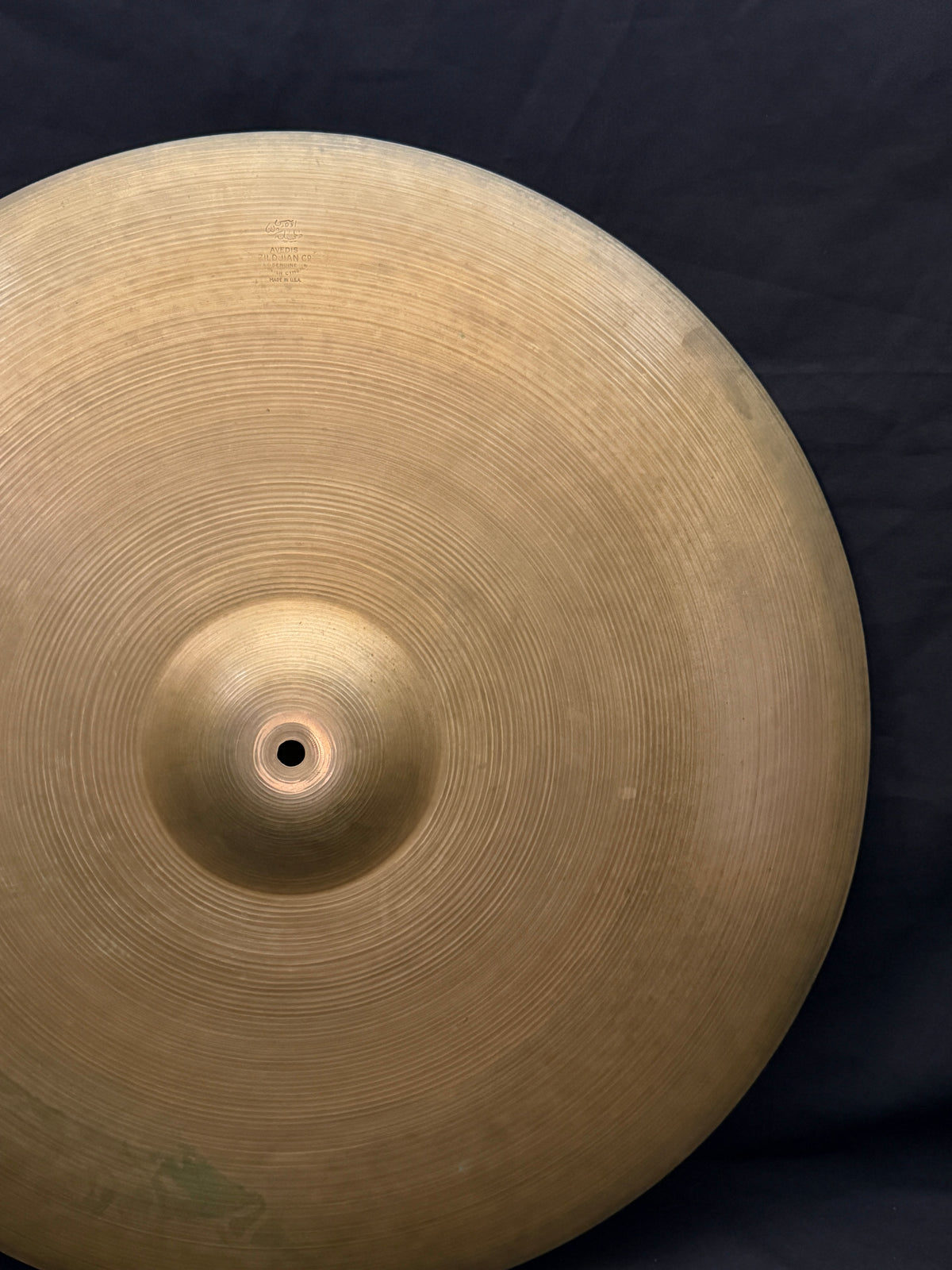 24" Zildjian Avedis Ride 3311 grams from 1960's