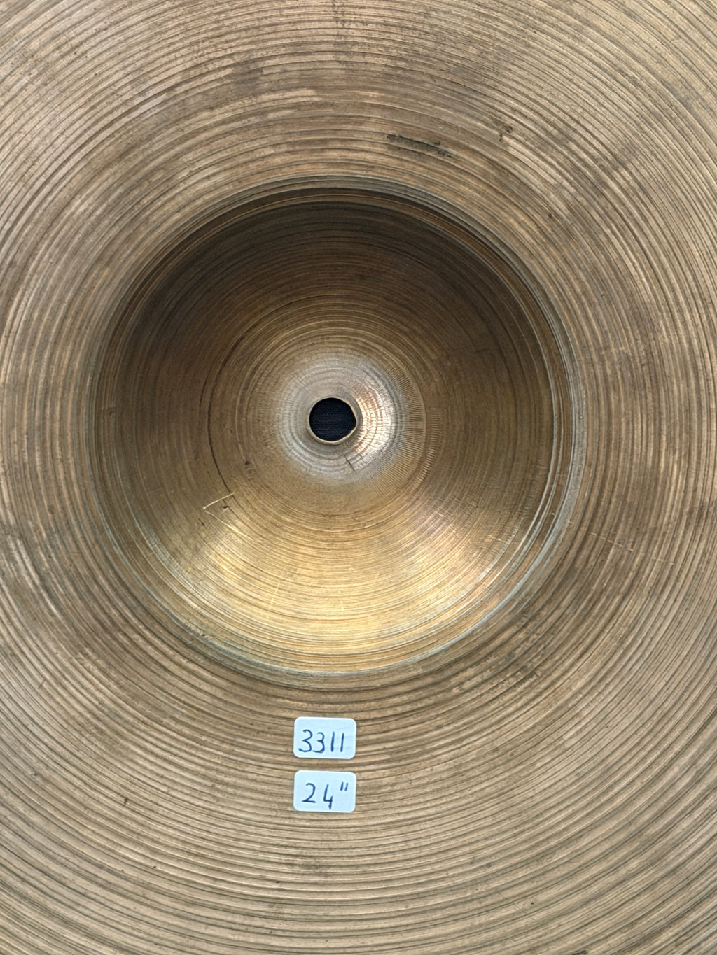 24" Zildjian Avedis Ride 3311 grams from 1960's