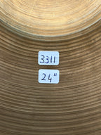 24" Zildjian Avedis Ride 3311 grams from 1960's