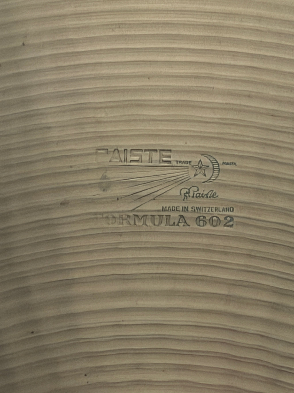 26" Paiste 602 Medium 4143 grams from 1973