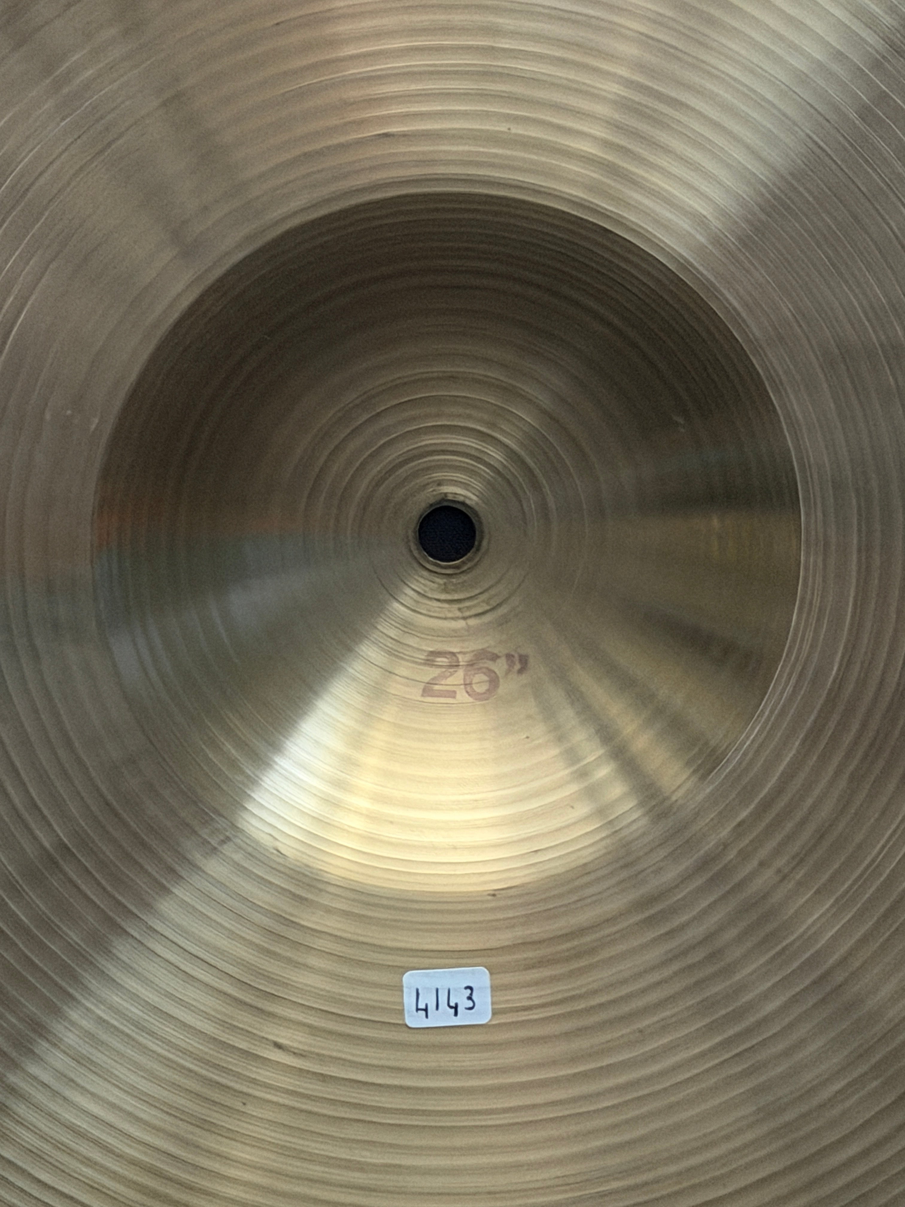 26" Paiste 602 Medium 4143 grams from 1973