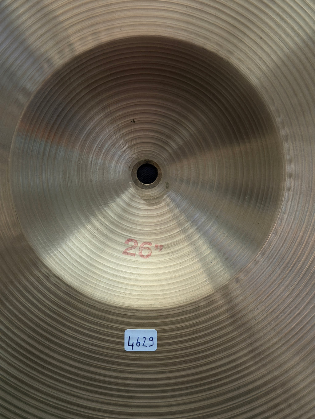 26" Paiste 602 Ride 4629 grams from 1974