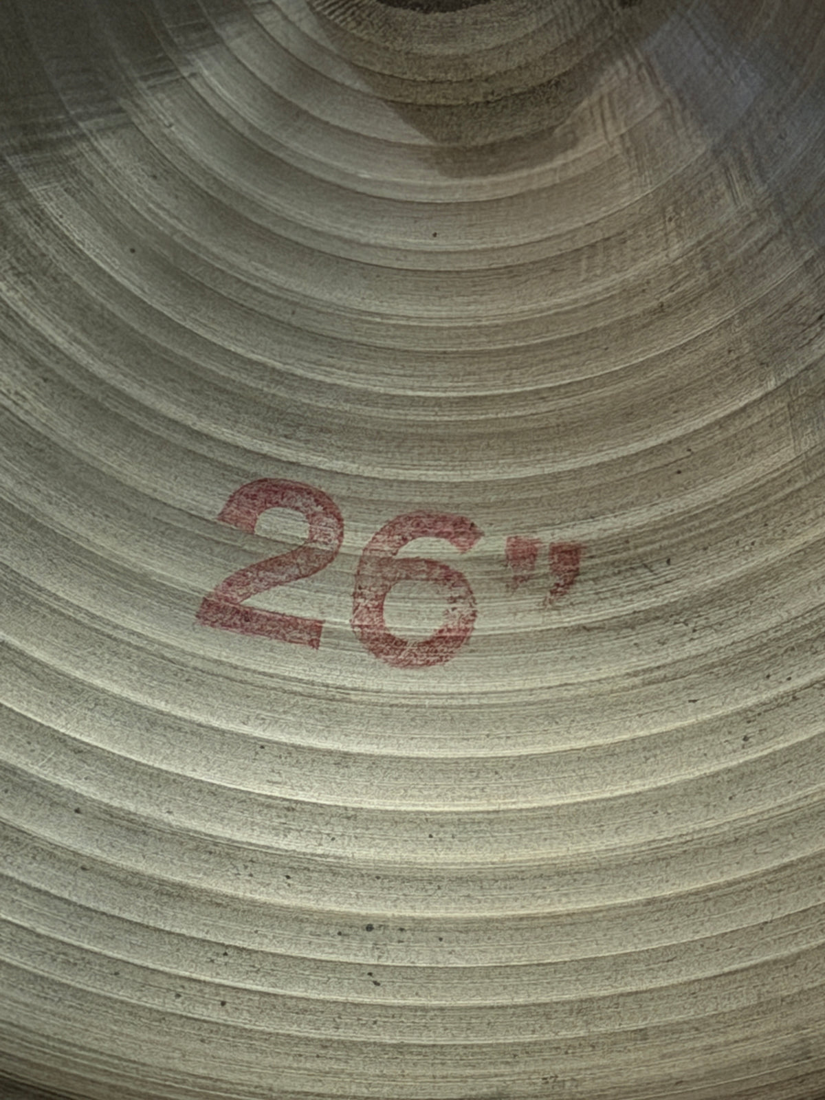 26" Paiste 602 Ride 4629 grams from 1974