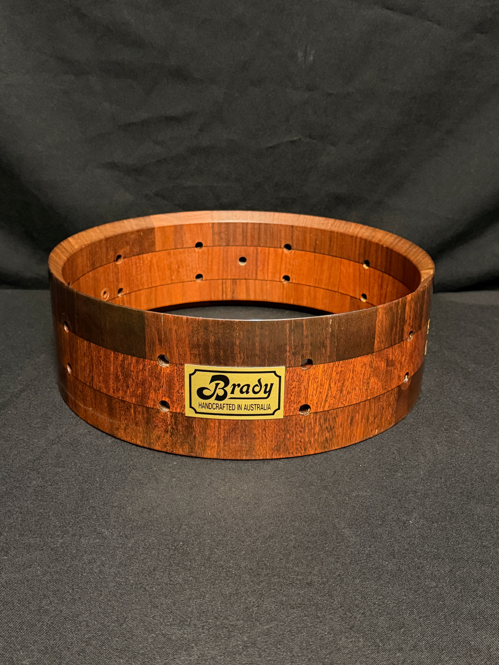 Brady Block Jarrah wood 14" x 4,5" Snare Drum