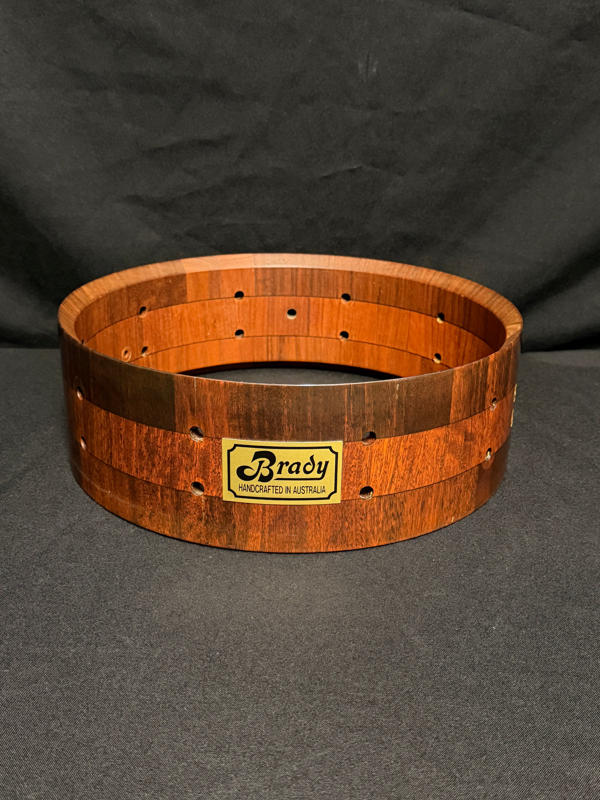 Brady Block Jarrah wood 14" x 4,5" Snare Drum