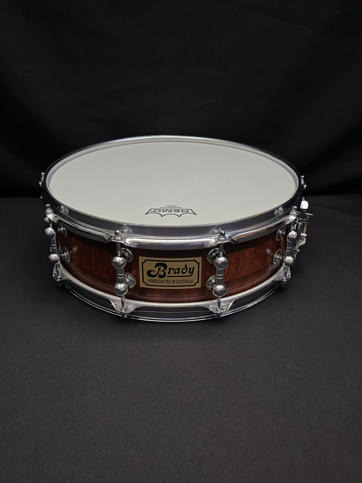 Brady Block Jarrah wood 14" x 4,5" Snare Drum