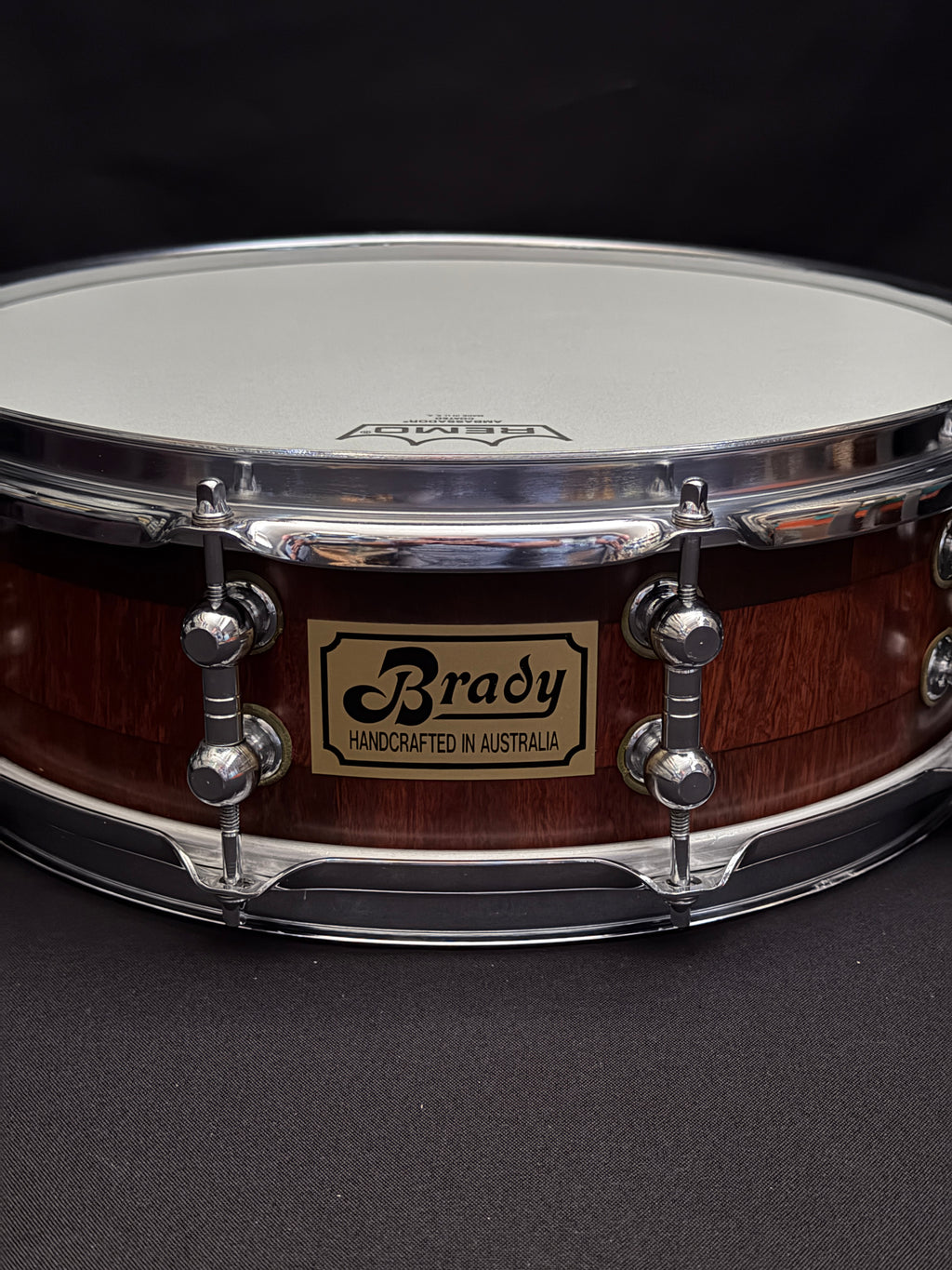 Brady Block Jarrah wood 14" x 4,5" Snare Drum