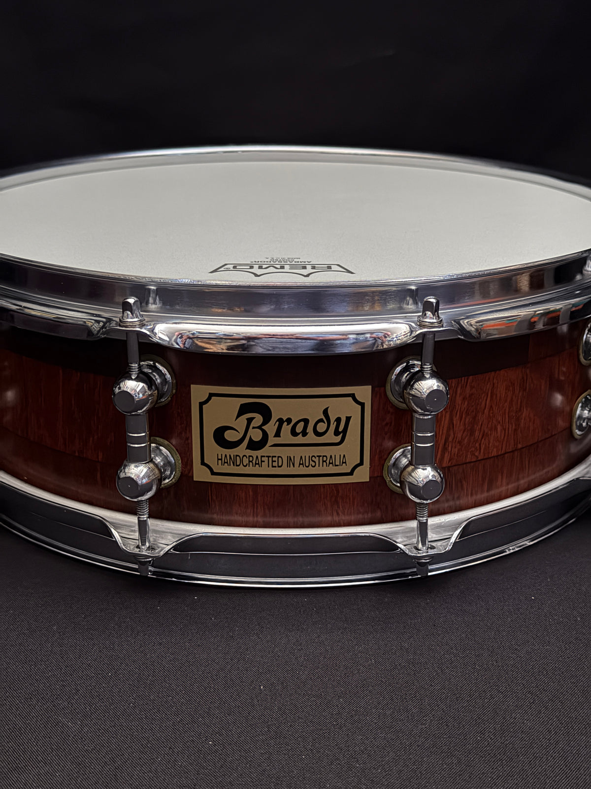 Brady Block Jarrah wood 14" x 4,5" Snare Drum
