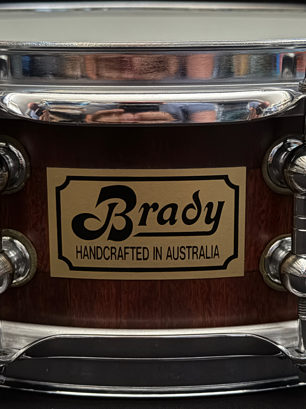 Brady Block Jarrah wood 14" x 4,5" Snare Drum