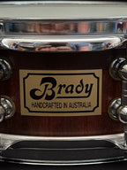 Brady Block Jarrah wood 14" x 4,5" Snare Drum
